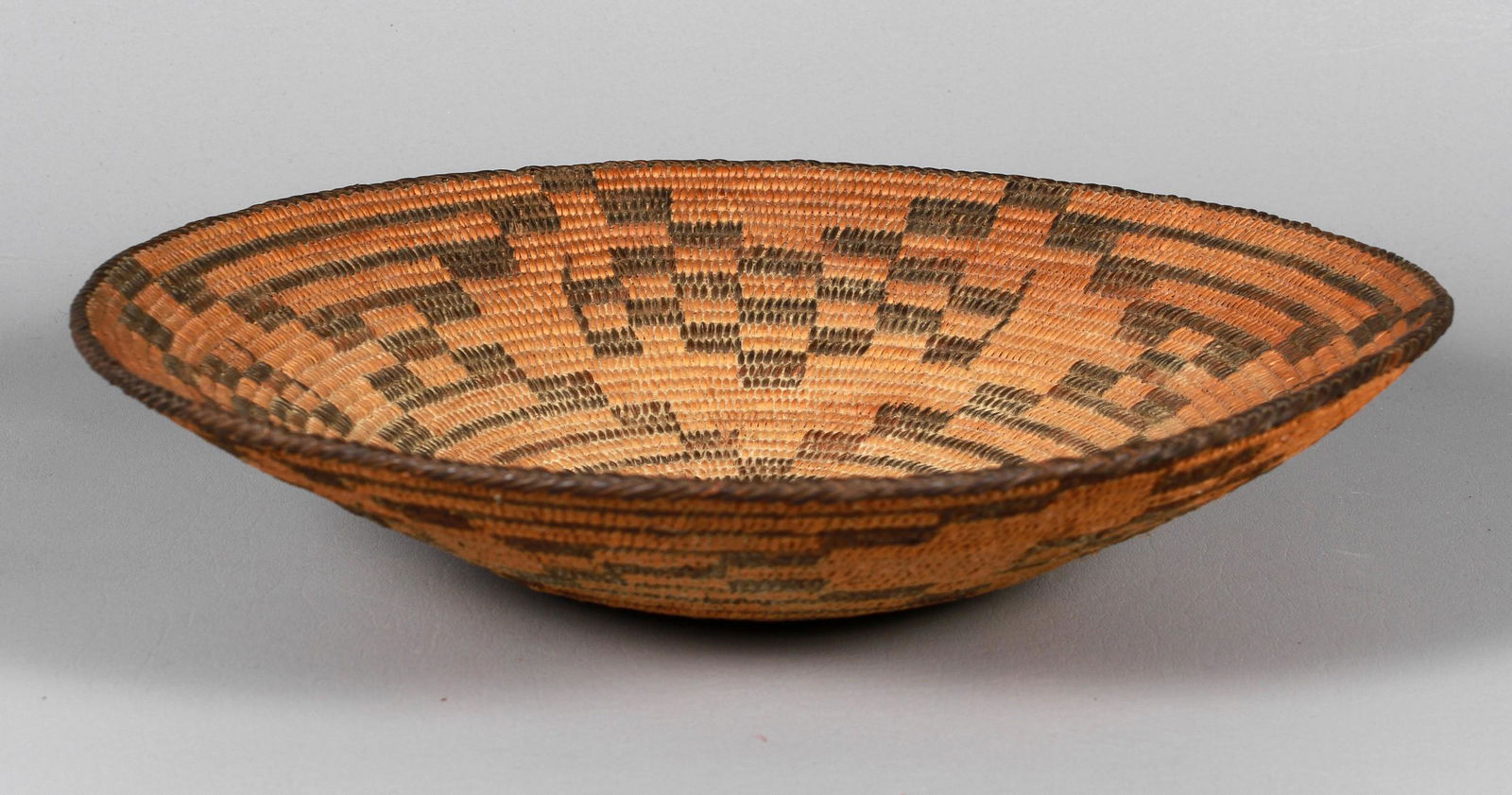 19th C Yavapai Apache Basket Tray (1 of 3)