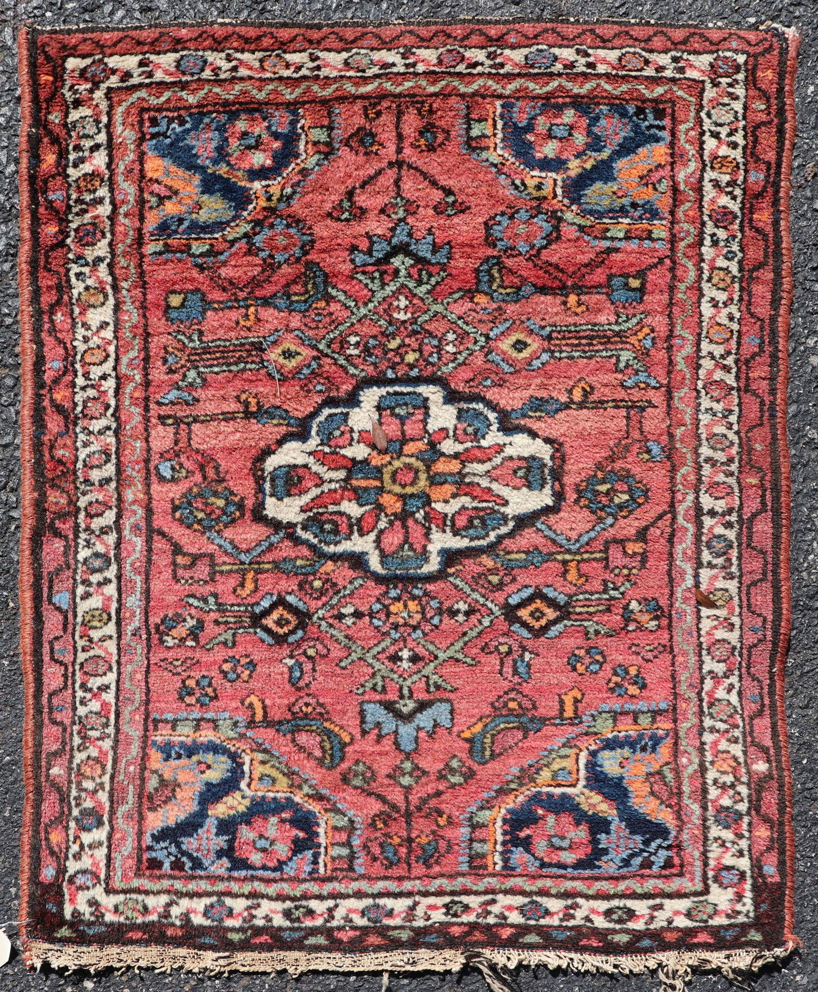 2'1" X 2'8" Old Persian Hamadan Rug (1 of 3)