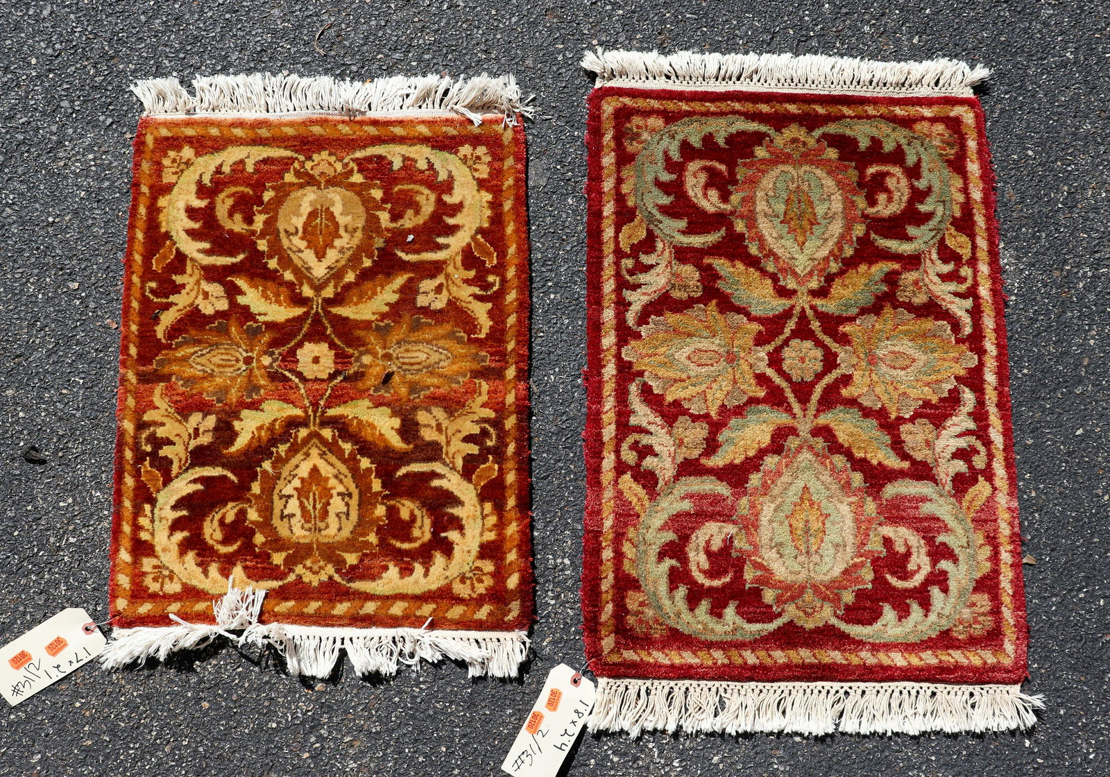 (2) Indo Agra Rug Pair (1 of 2)