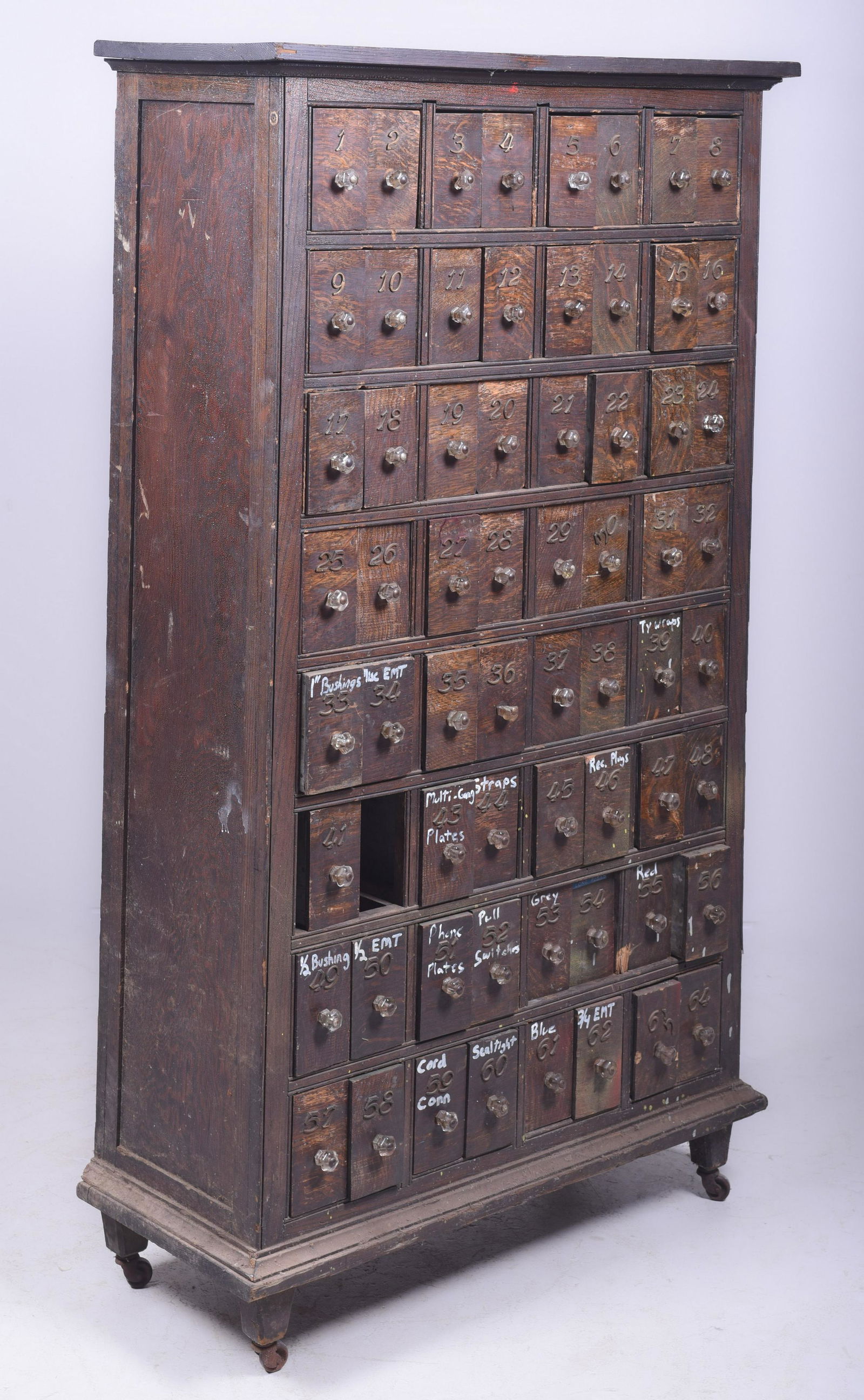 Oak apothecary cabinet (1 of 4)