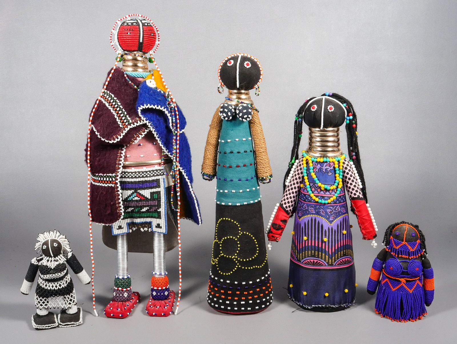 (5) African Ndebele Dolls (1 of 3)