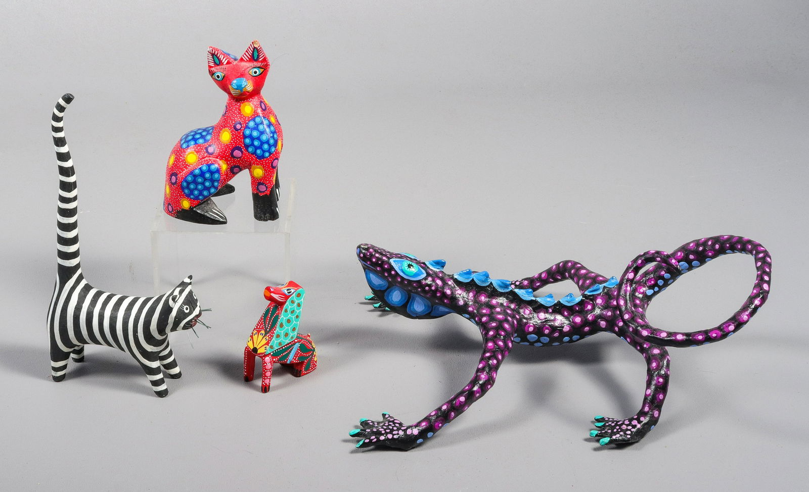 (4) Hand Painted Alebrije Animals (1 of 1)