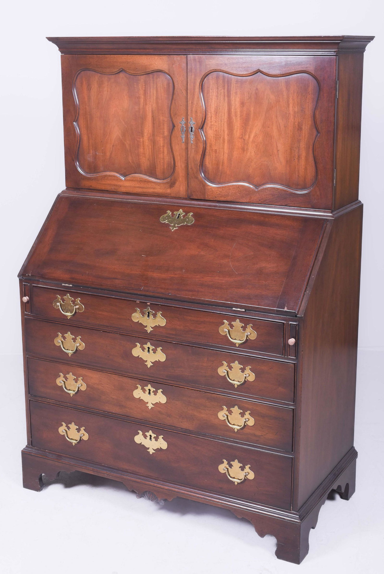 CW Kittinger mahogany 2-pc Secretary desk (1 of 6)