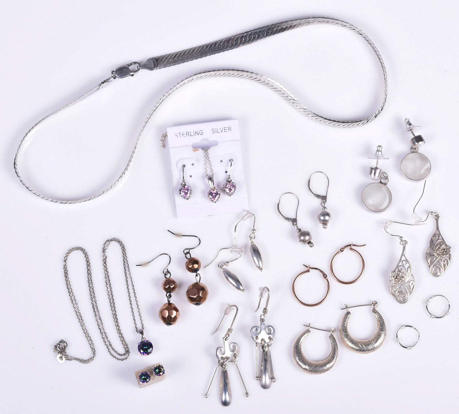 Mixed Silver Jewelry Lot (1 of 6)