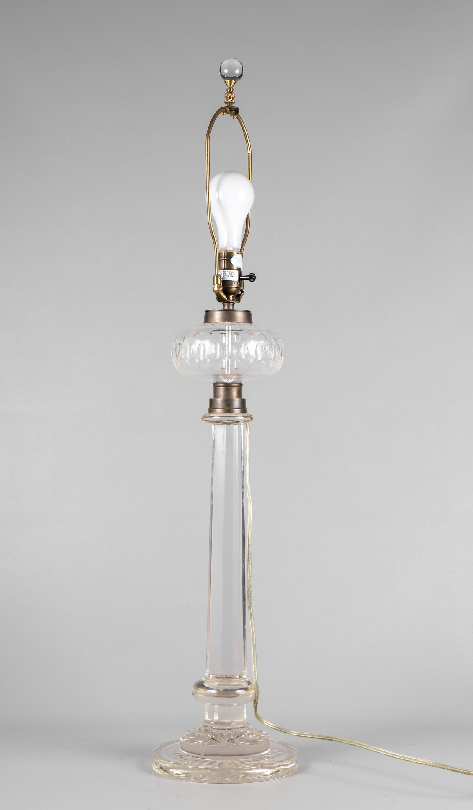 Crystal Oil Lamp after Baccarat (1 of 3)
