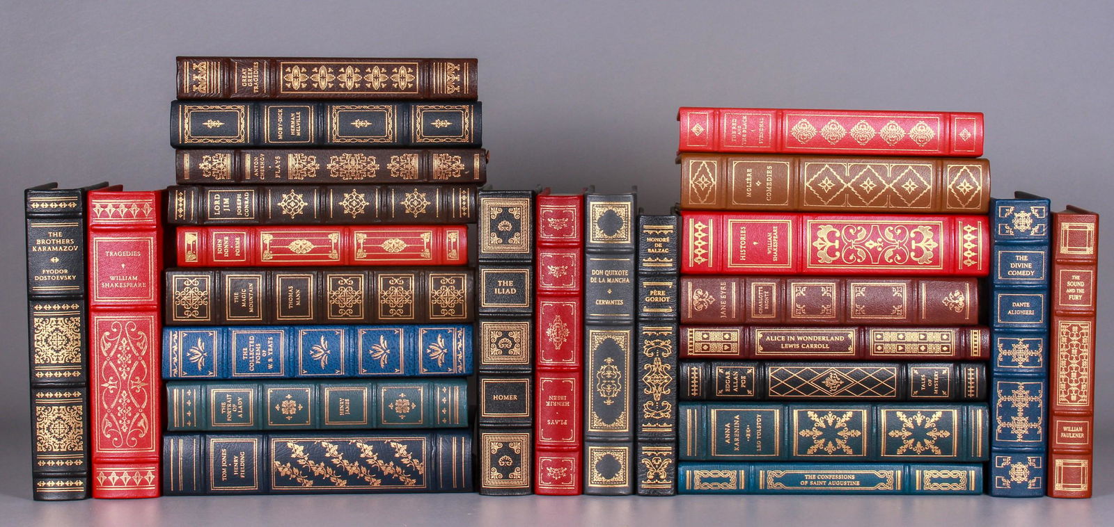 (25) Oxford Library Worlds Great Books: (25) Oxford Library Worlds Great Books to include "The Magic Mountain" Thomas Mann, John Donne Poems, "Lord Jim" Joseph Conrad, "Don Quixote De La Mancha" Cervantes, "Honore De Balzac" Pere Goriot, "T