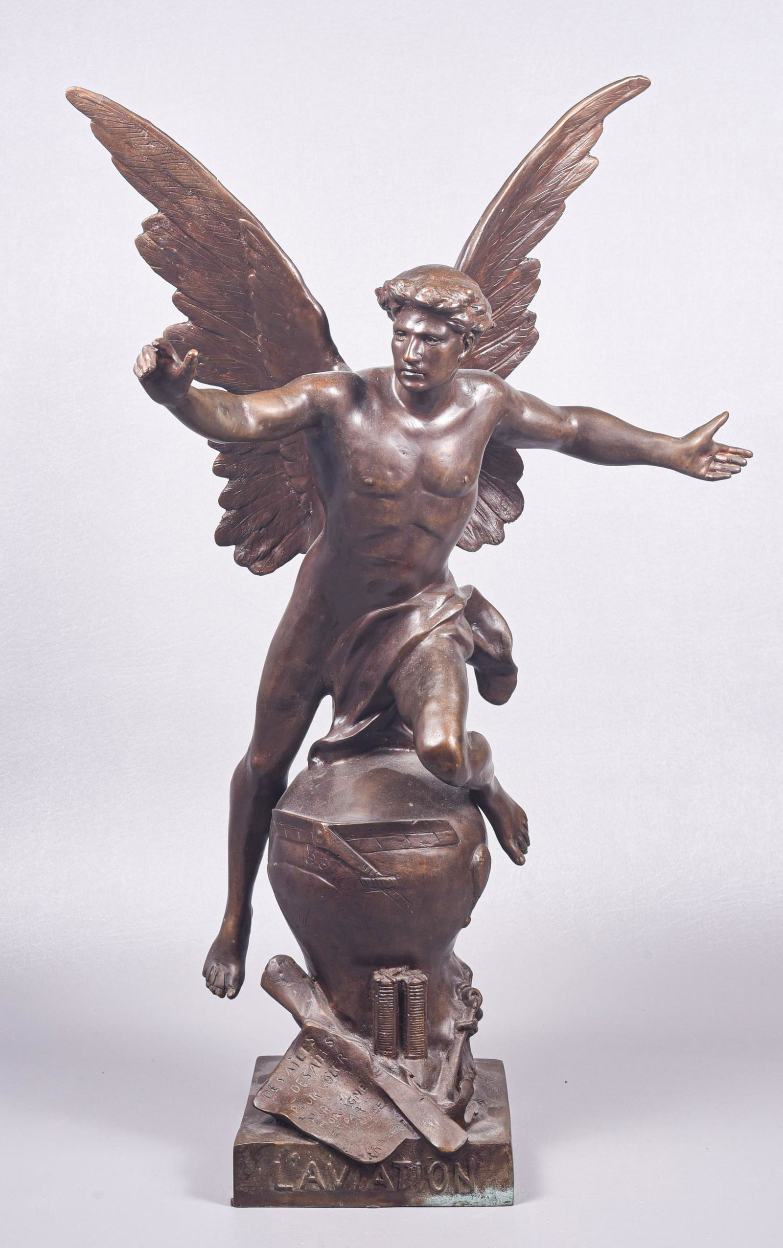 After Emile Picault Bronze, "L'Aviation" (1 of 5)