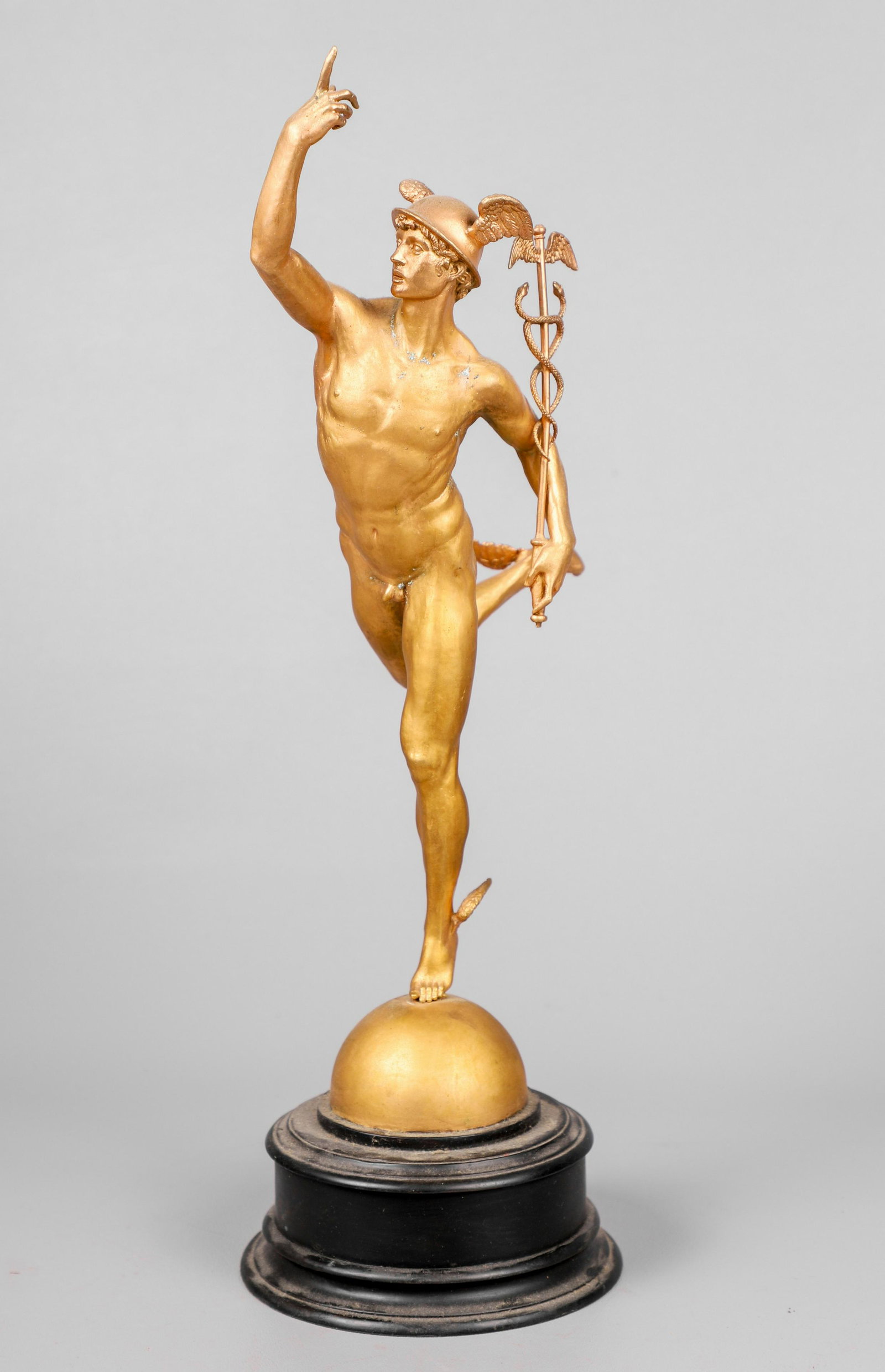 Gilded Bronze Mercury After Giambologna (1 of 3)