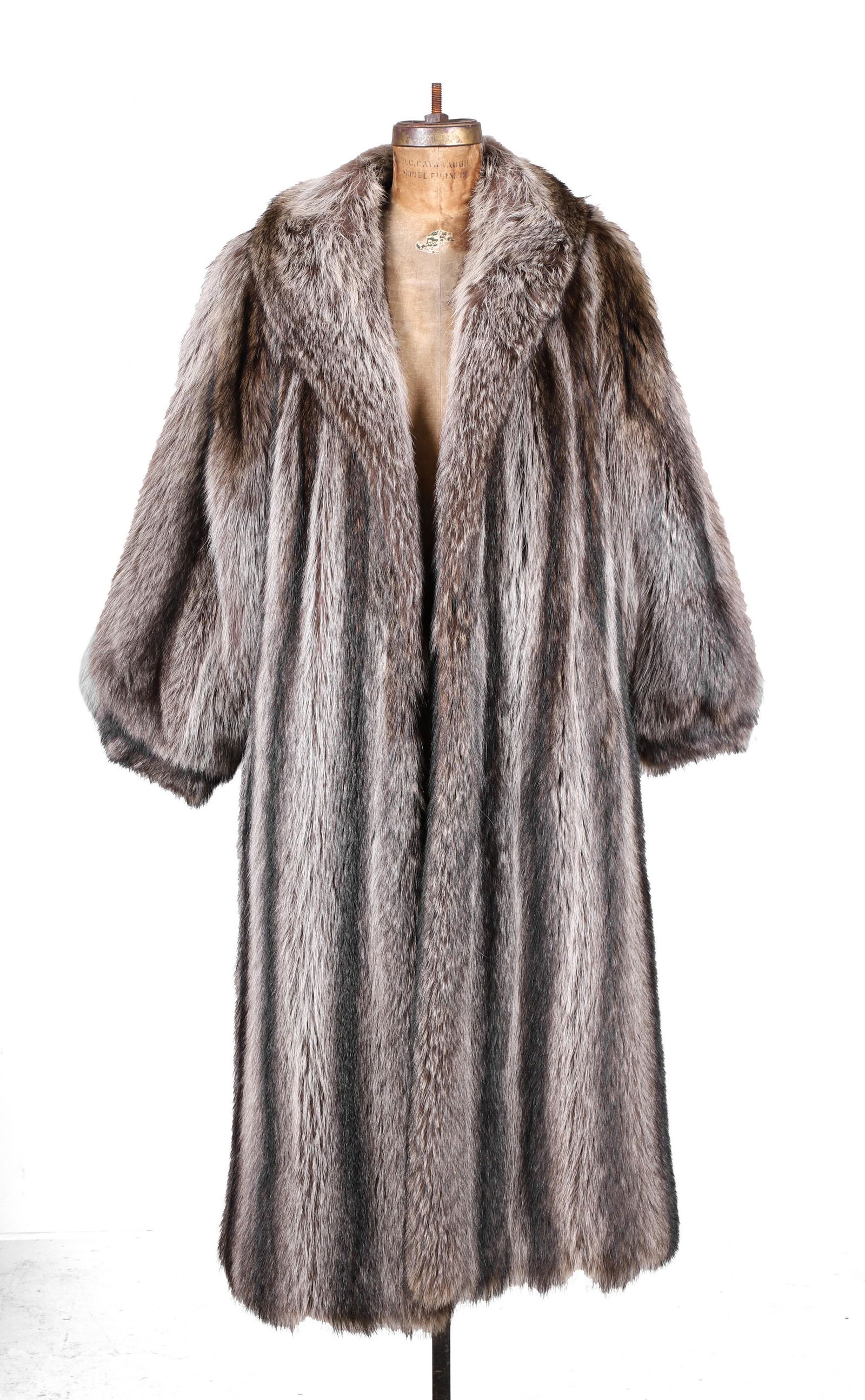 Gaylon Furs Calf Length Raccoon Coat (1 of 3)