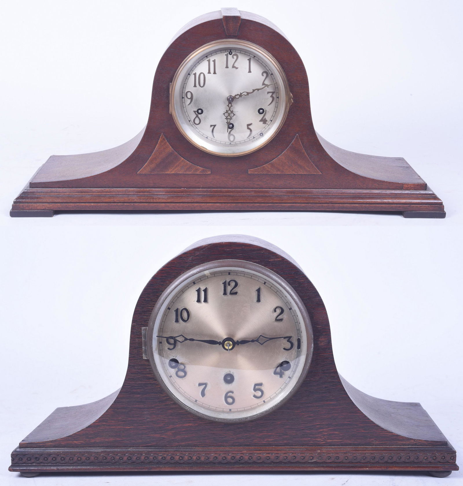 (2) Westminster chime tambour clocks (1 of 9)