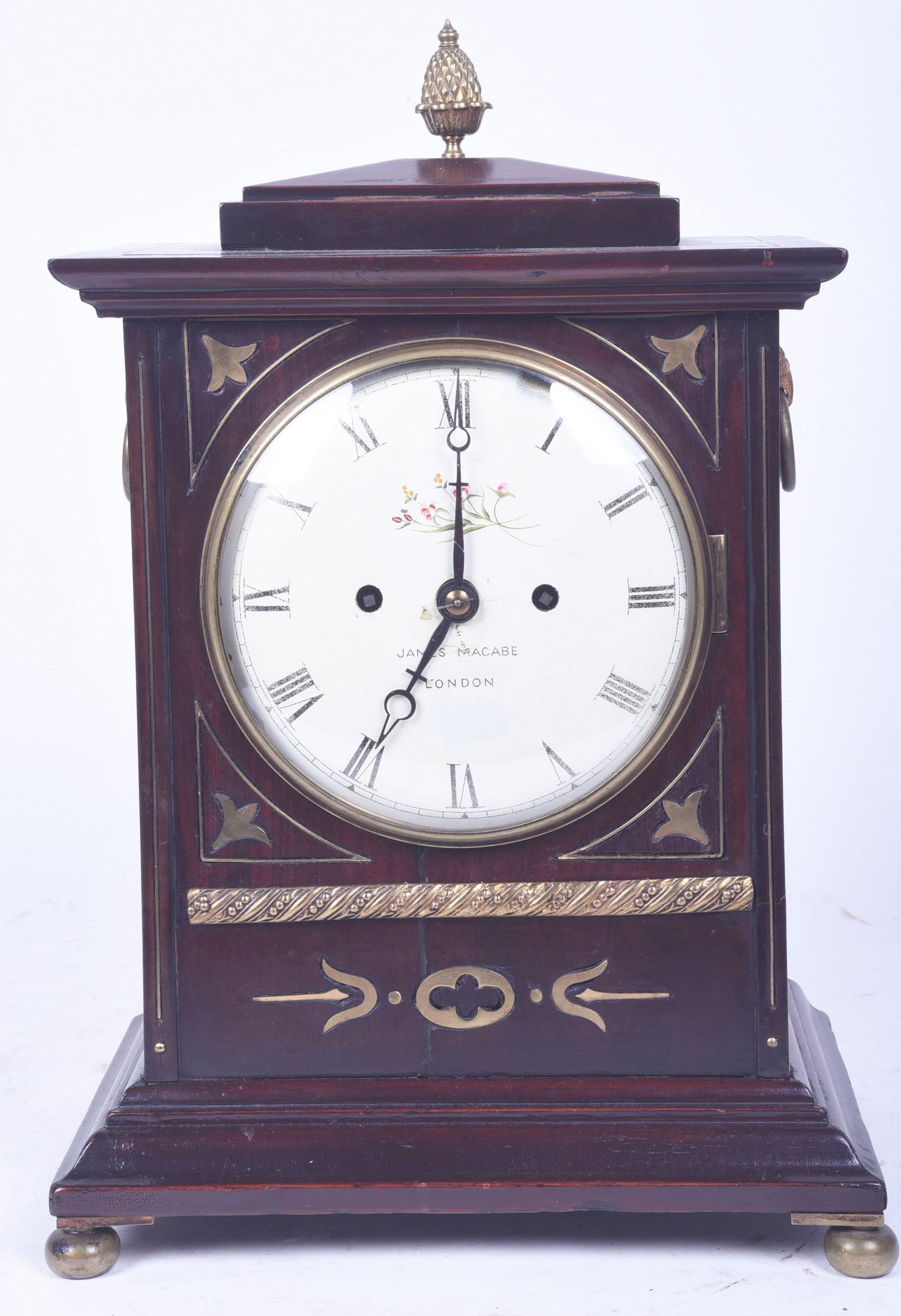 English Regency twin fusee bracket clock (1 of 8)