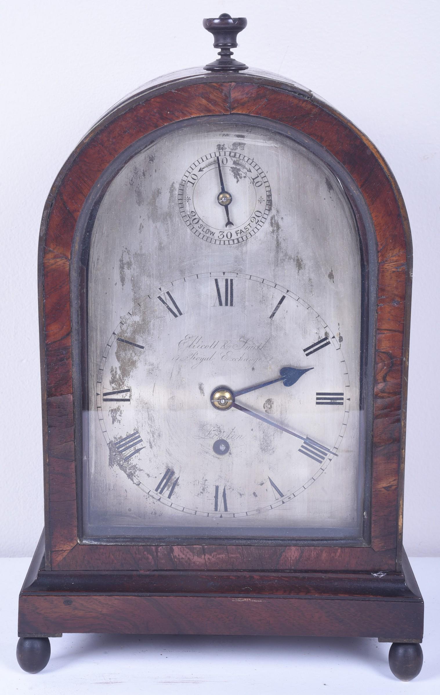 Fusee Bracket Clock, Ellicott & Smith (1 of 6)