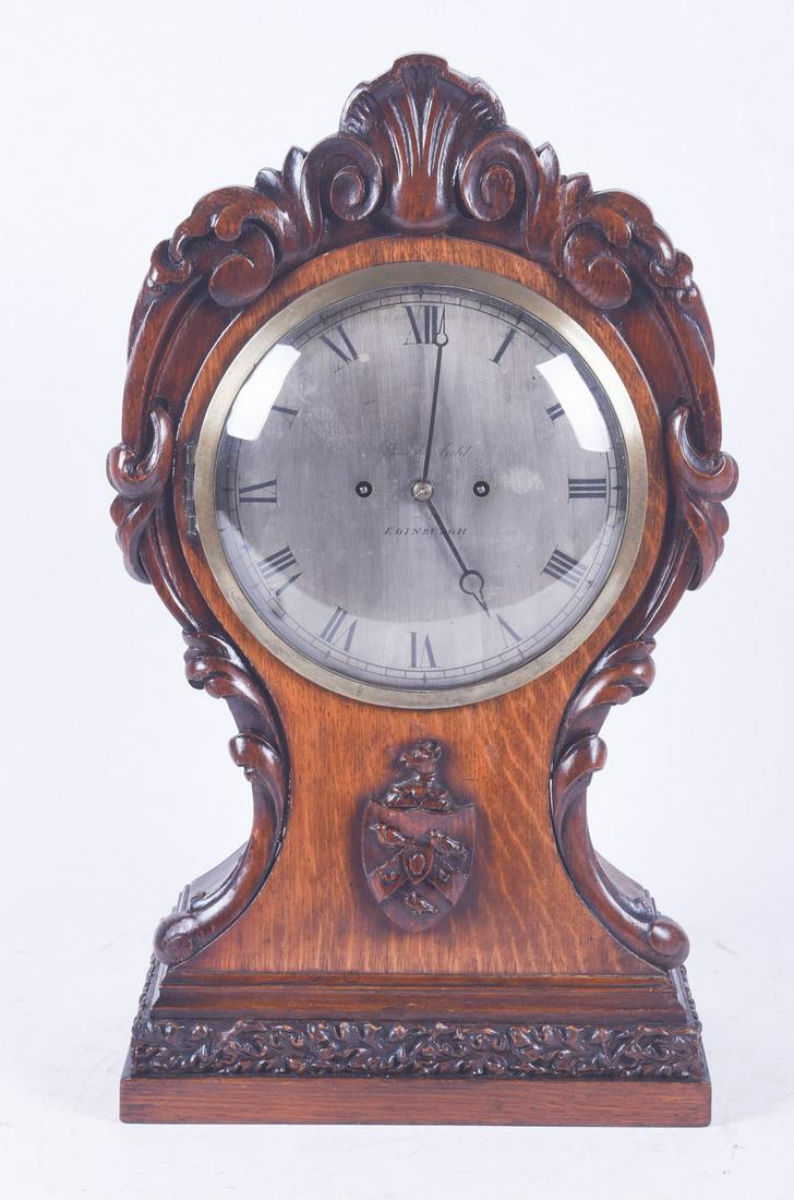 Regency Fusee Silvered Dial "Balloon" Bracket Clock (1 of 5)