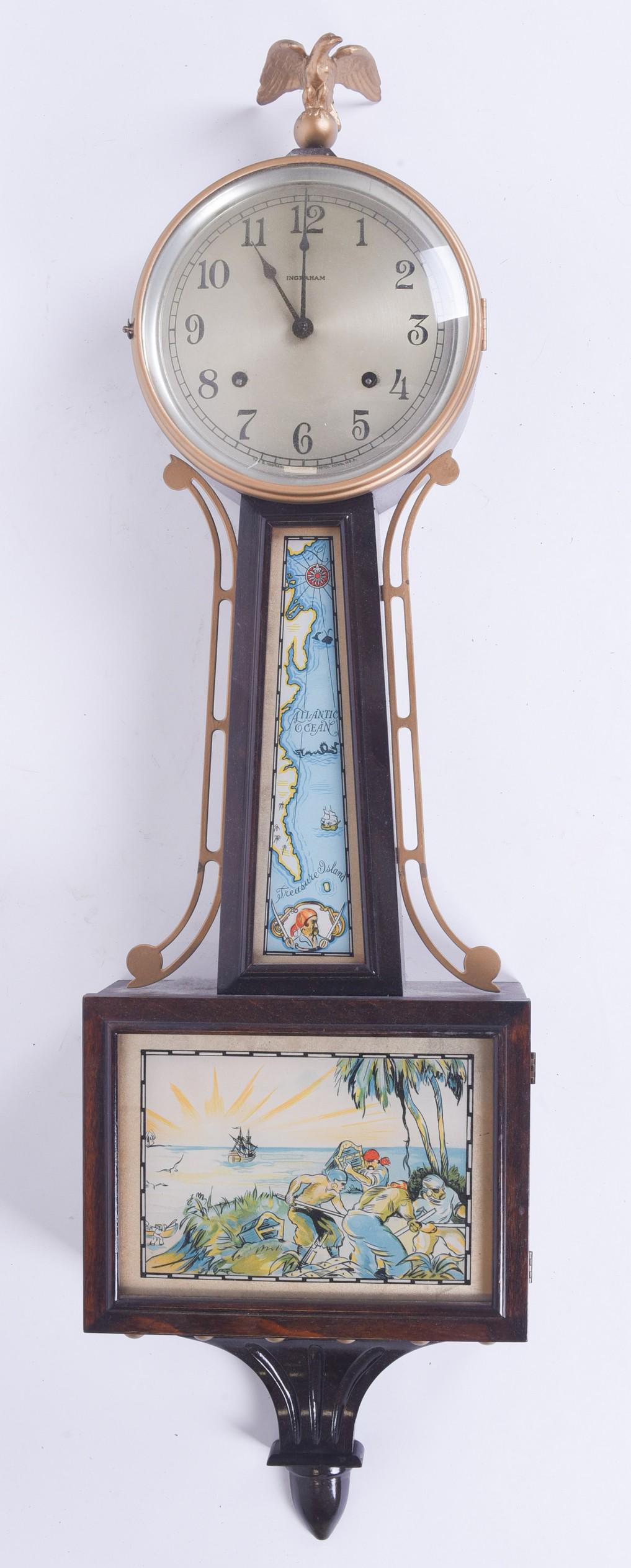 Ingraham Treasure Island Banjo Clock (1 of 6)