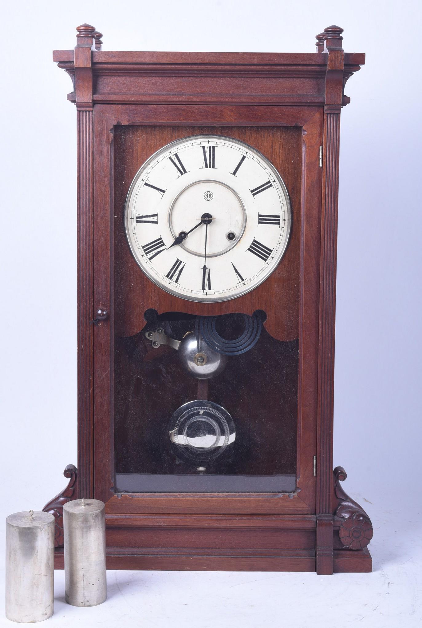 Walnut Seth Thomas "Lincoln" 2 Weight Shelf Clock (1 of 5)