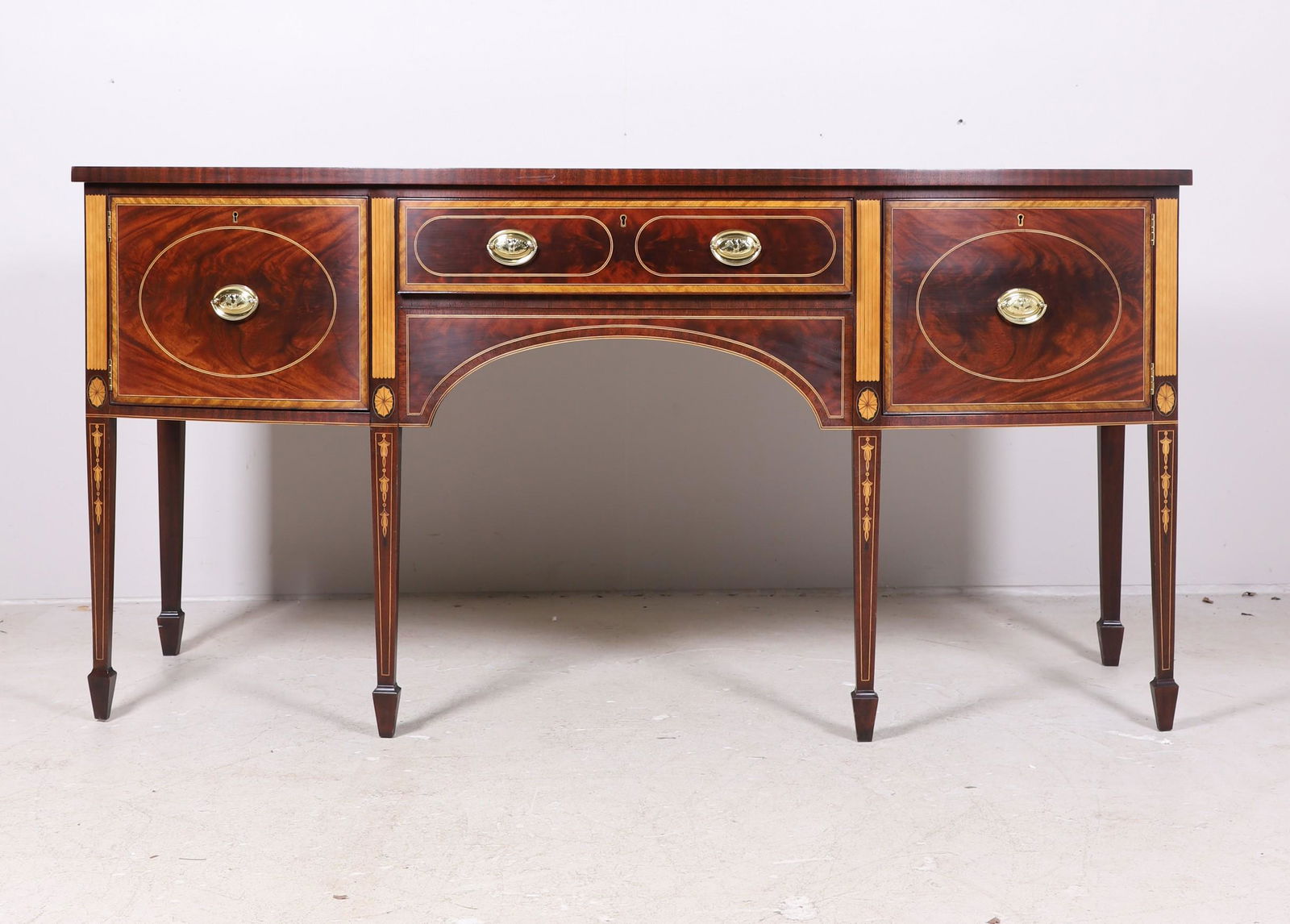 CW Kittinger by Stickley Federal style inlaid sideboard (1 of 3)