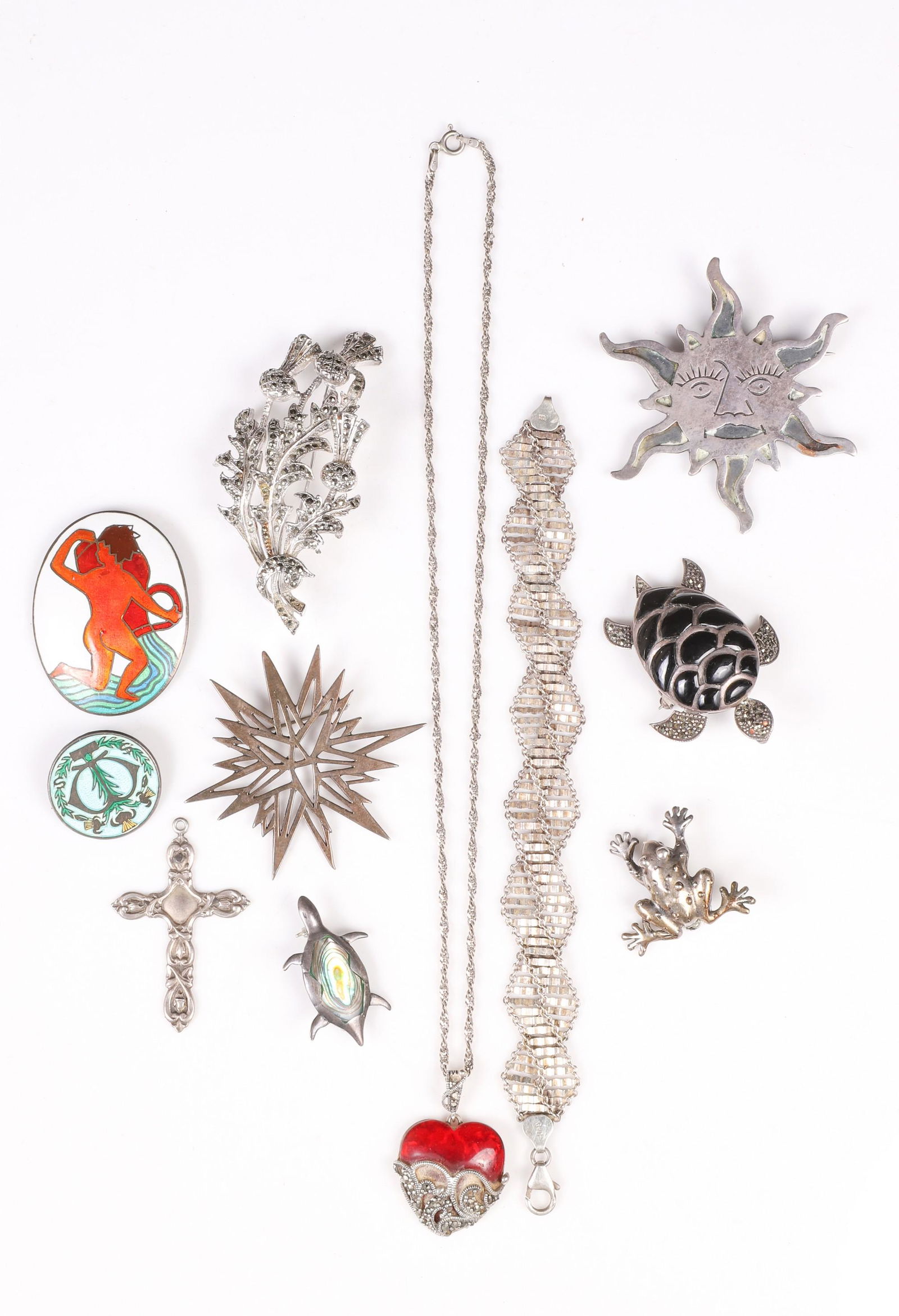 Mixed Sterling Silver Jewelry Lot (1 of 5)