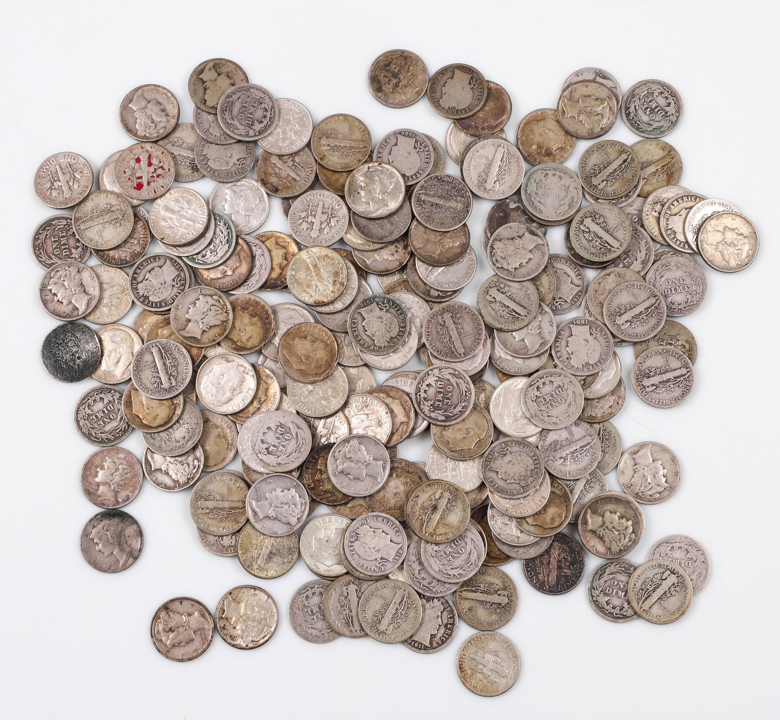 Lot of $19 Face Silver Dimes (1 of 4)