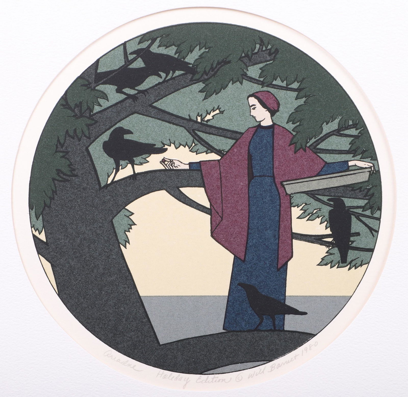 Will Barnett Serigraph "Ariadne" (1 of 3)