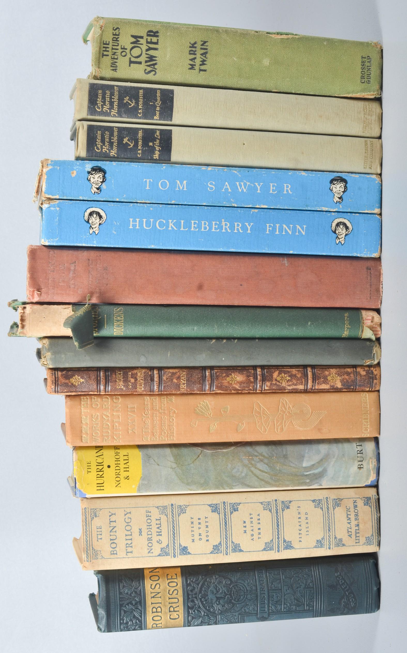 (13) old books, mostly of literature (1 of 5)