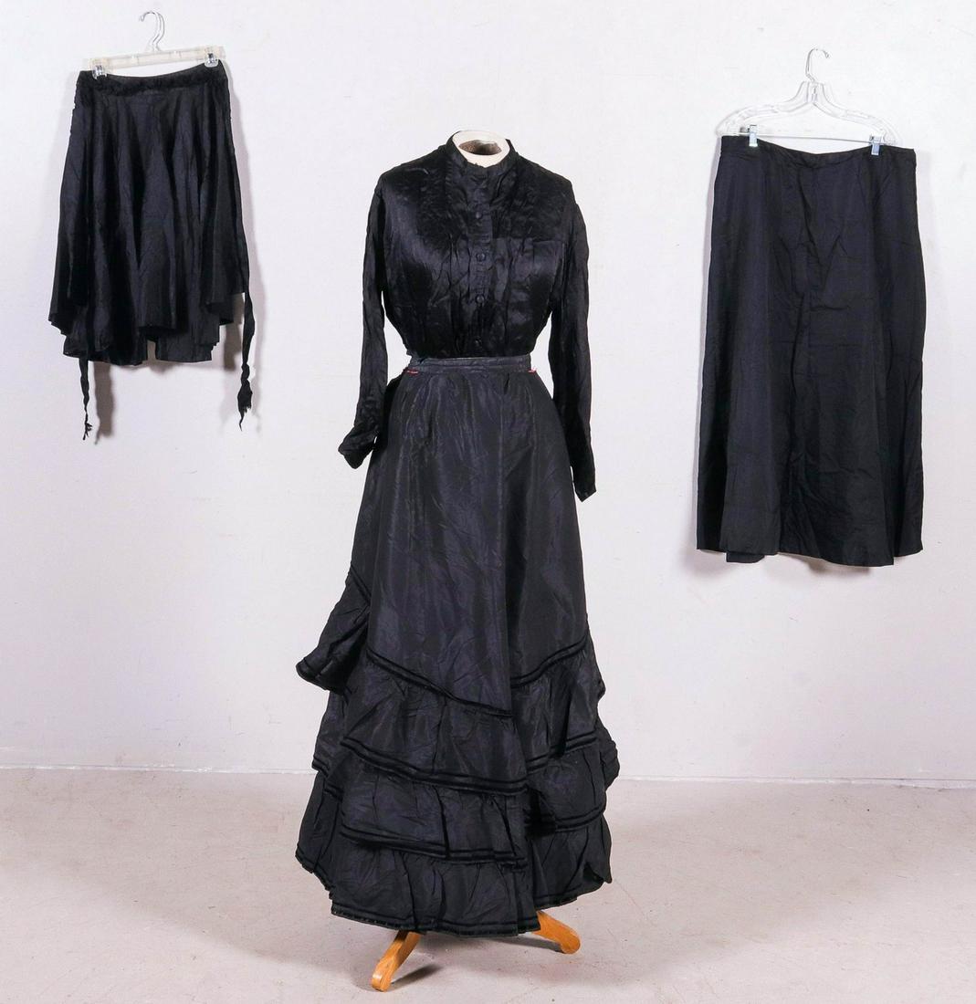 Victorian walking skirt, cape, slip and blouse (1 of 6)