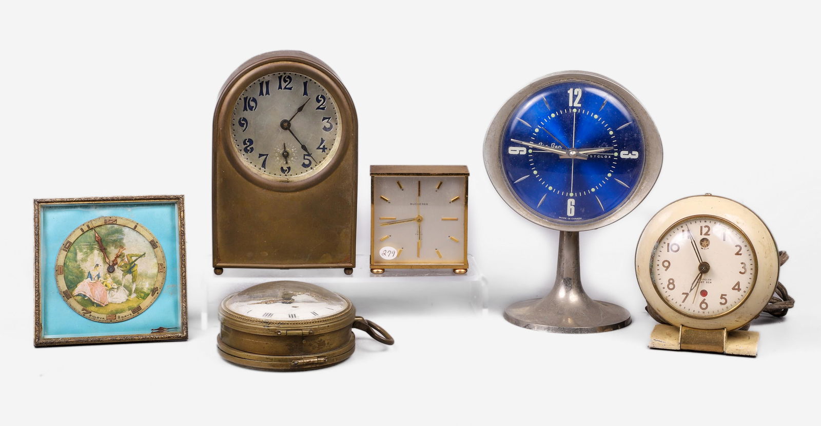(6) Vintage Alarm Clocks (1 of 3)