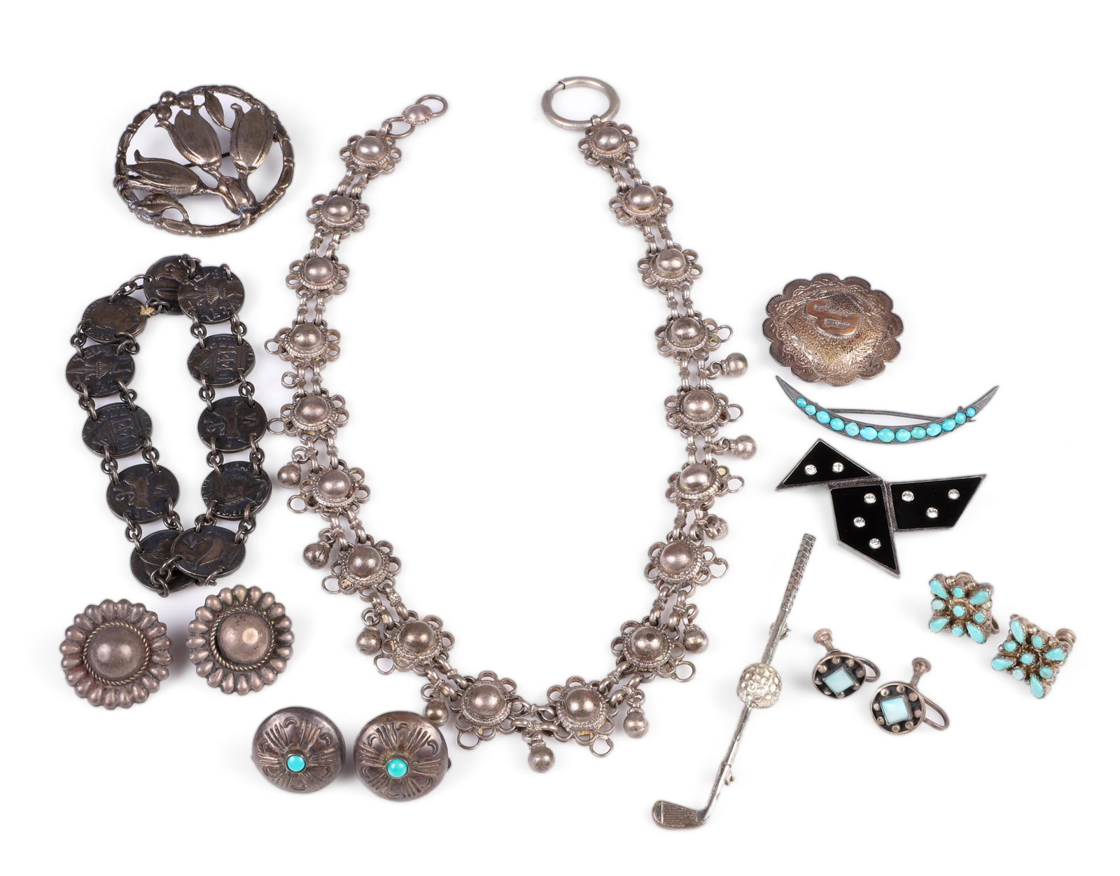 Mixed Silver Jewelry (1 of 5)