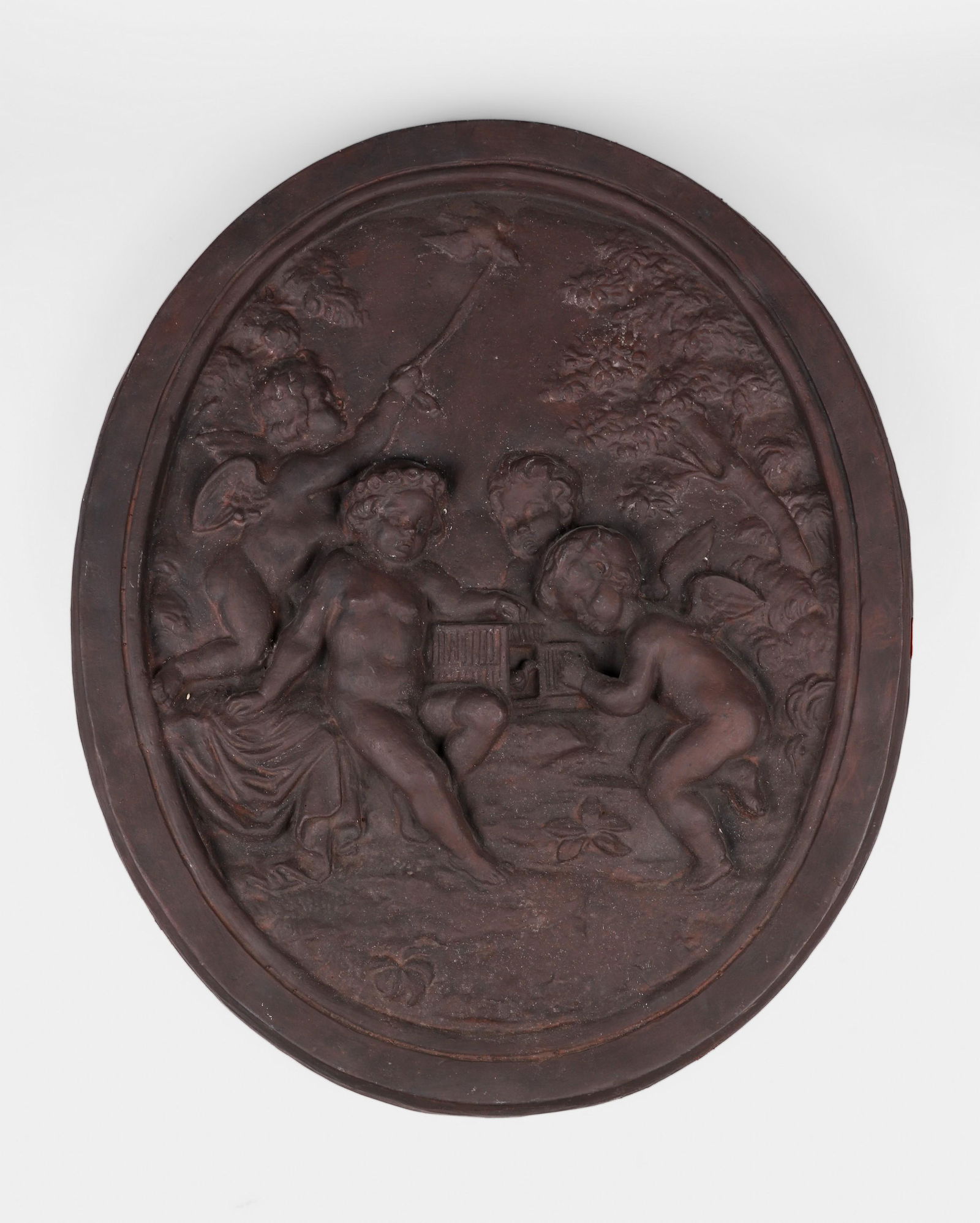 Winterthur Pottery Henfeathers Plaque (1 of 4)