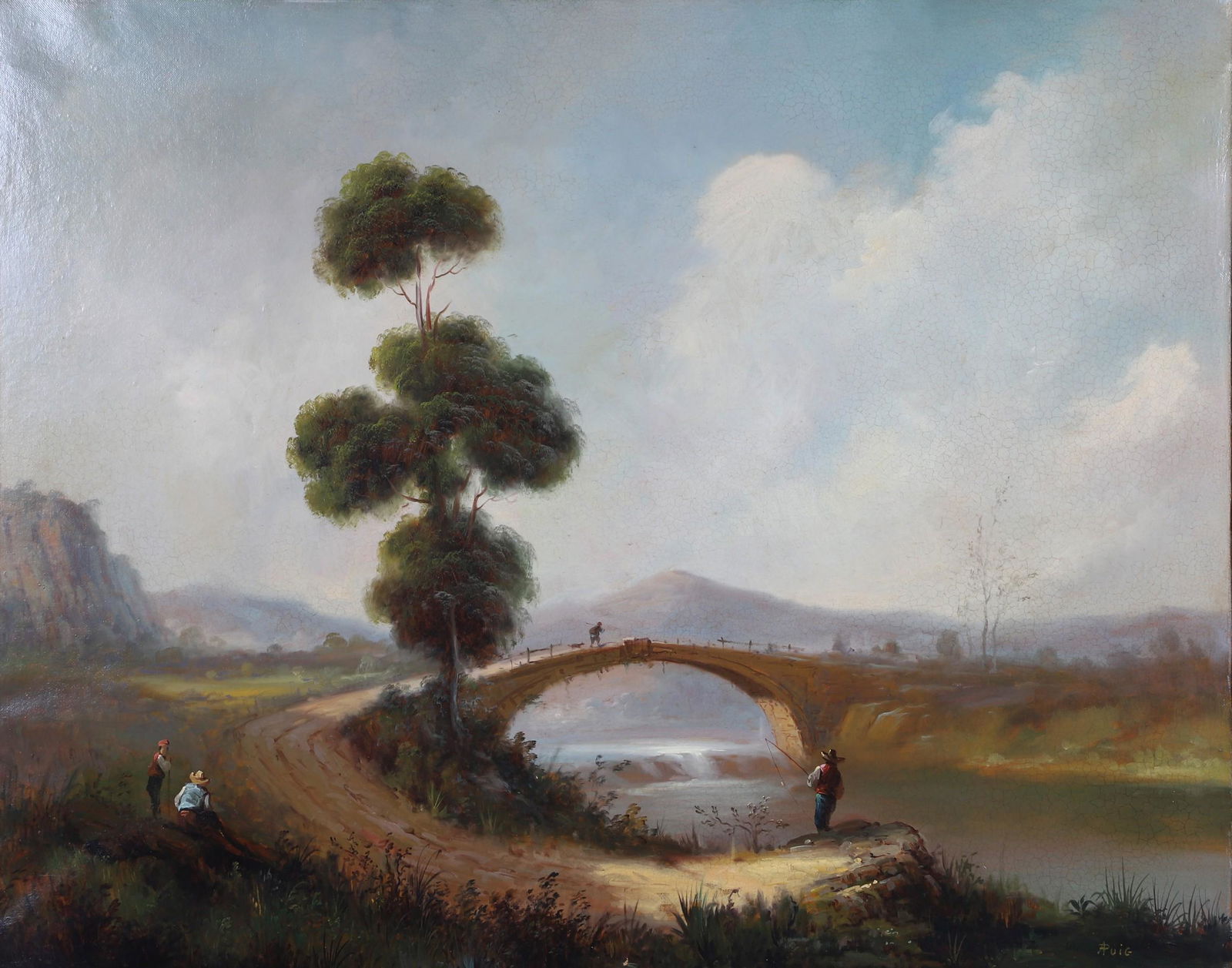 A Puig Continental Landscape Painting (1 of 7)
