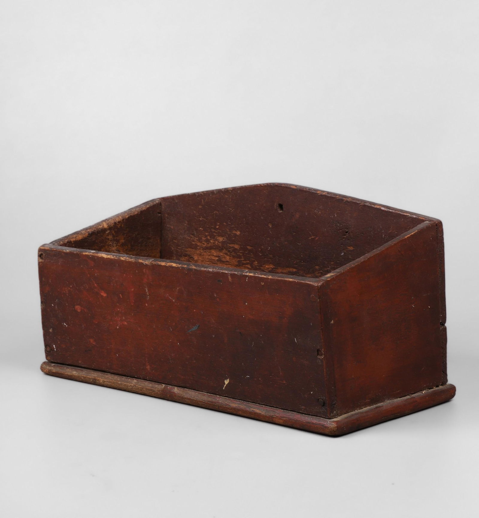 Primitive Red Painted Wall Box (1 of 3)