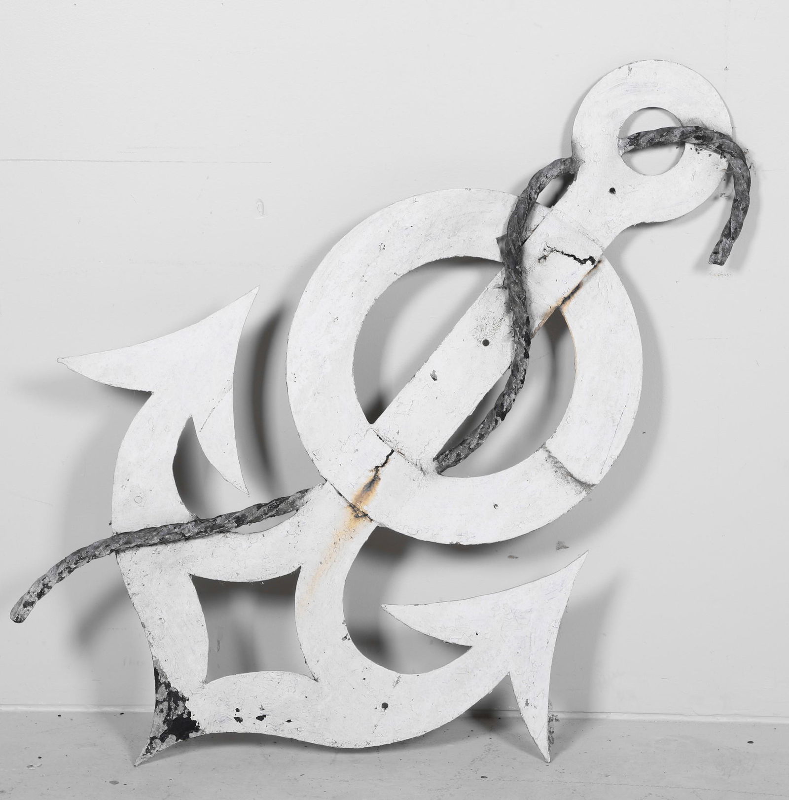 Painted Iron Anchor Wall Hanging (1 of 5)