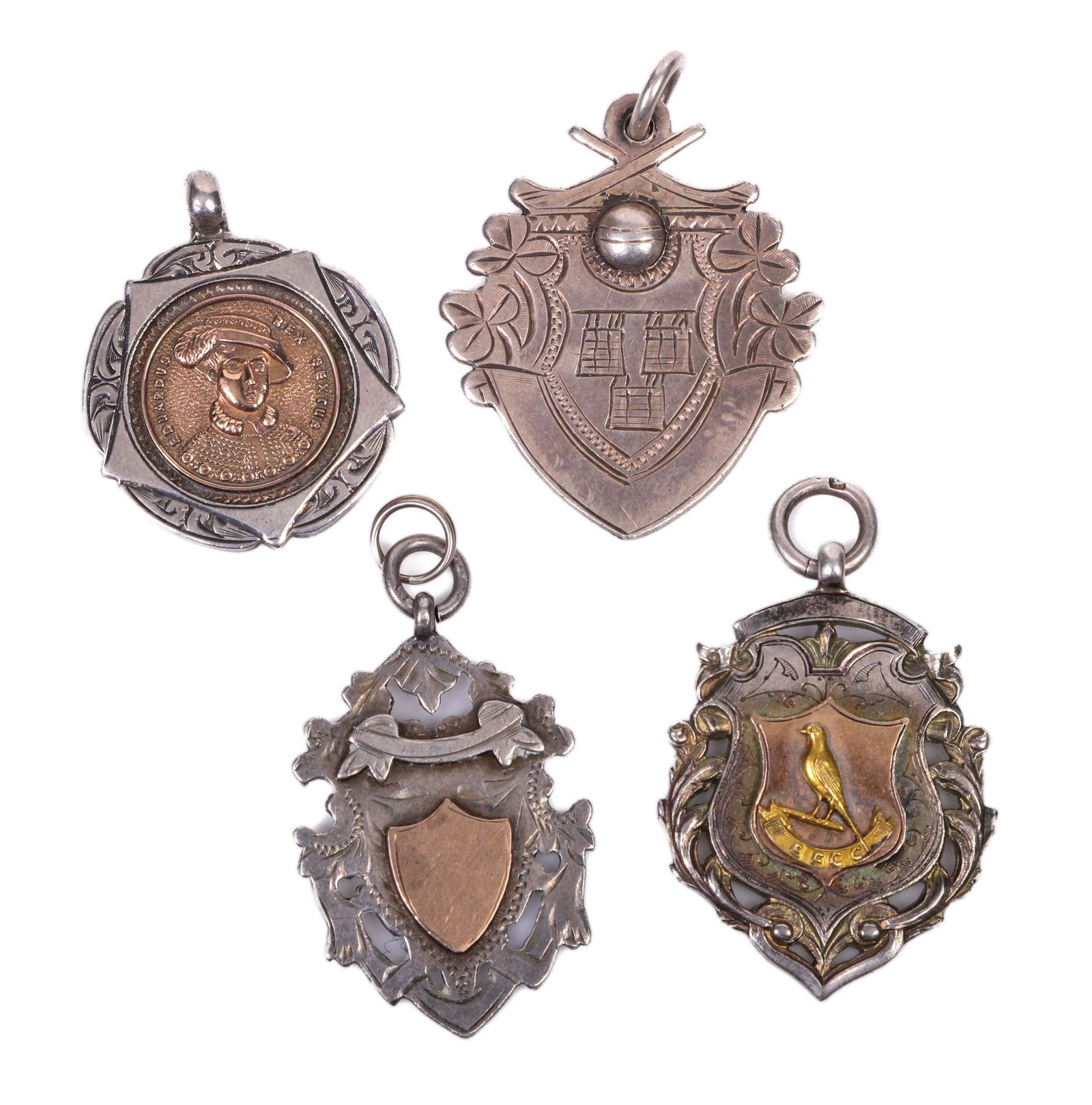 (4) Sterling Trophy Medals (1 of 2)
