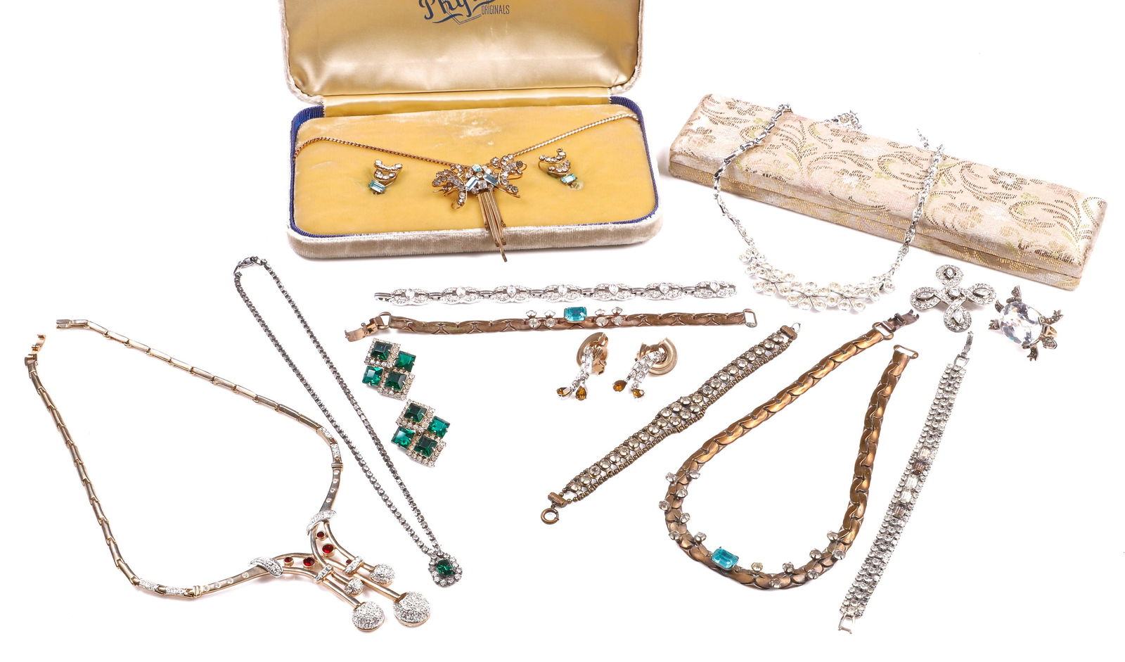 Costume Rhinestone Jewelry Group (1 of 6)