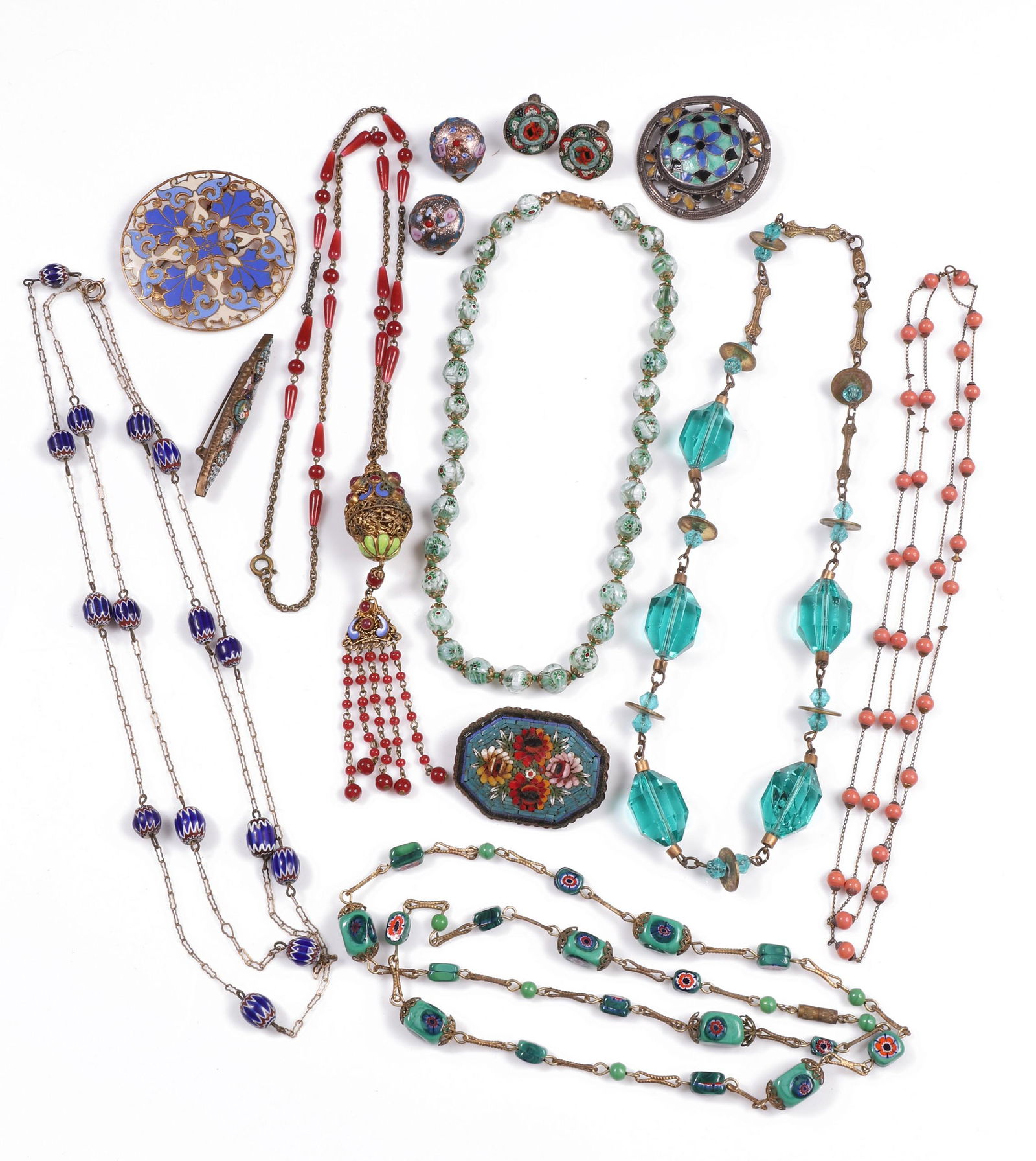 Glass and Enamel Jewelry Grouping (1 of 4)