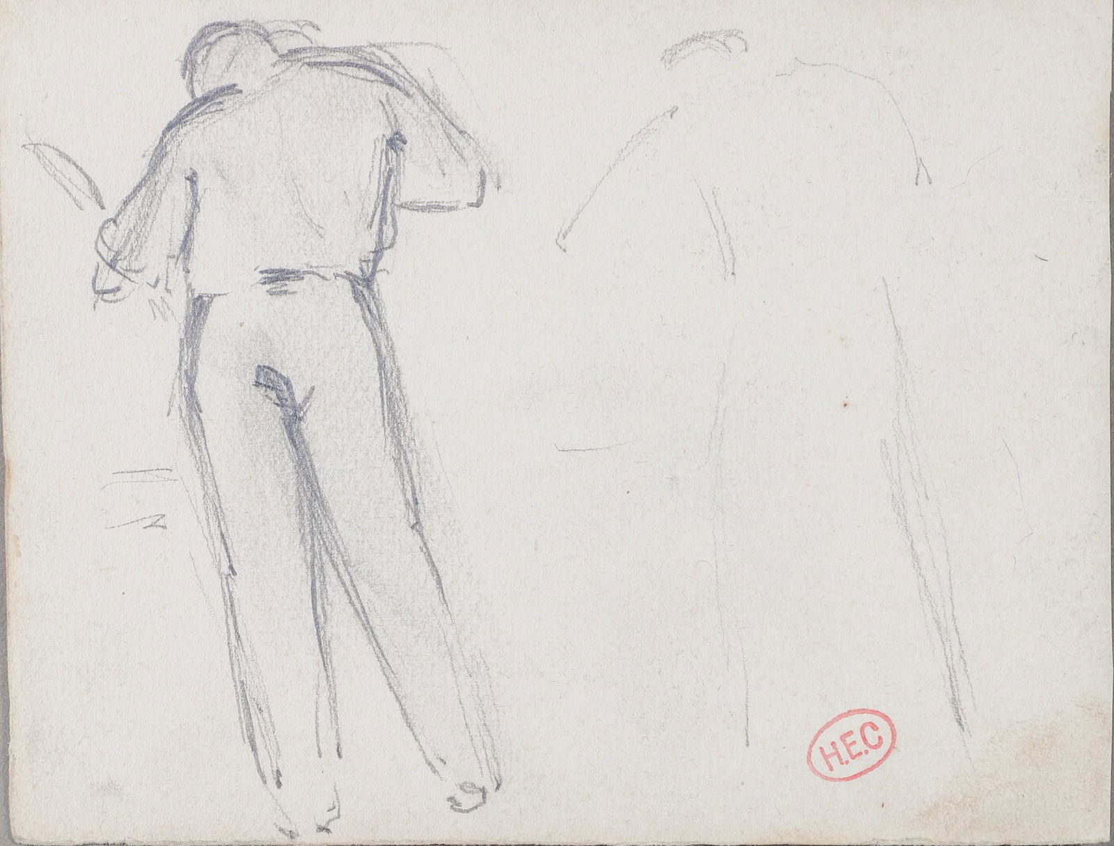 Henri Edmond Cross "Study of a Man" (1 of 3)