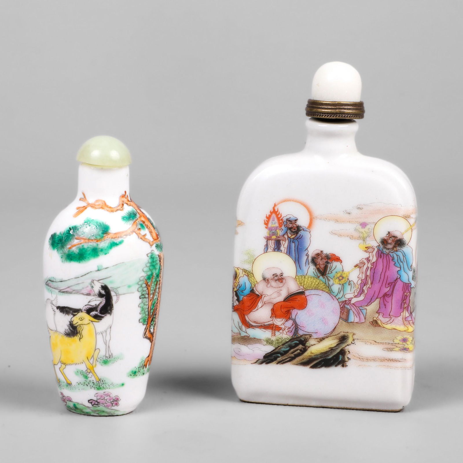 (2) Chinese Porcelain Snuff Bottles (1 of 3)
