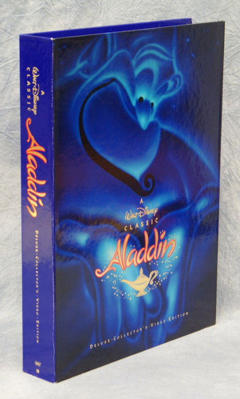 Aladdin Deluxe Collector's Video Edition including: Aladdin Deluxe Collector's Video Edition including VHS Video, VHS The Making of Aladdin, The Making of Aladdin book, Original Motion Picture Soundtrack, Exclusive Commemorative Lithograph 1993