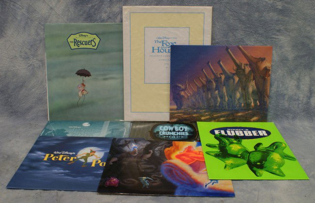 (9) Limited edition lithographs, all in original p: (9) Limited edition lithographs, all in original packaging, including Fantasia portfolio vol. 1, Fox and the Hound, Peter Pan, etc.