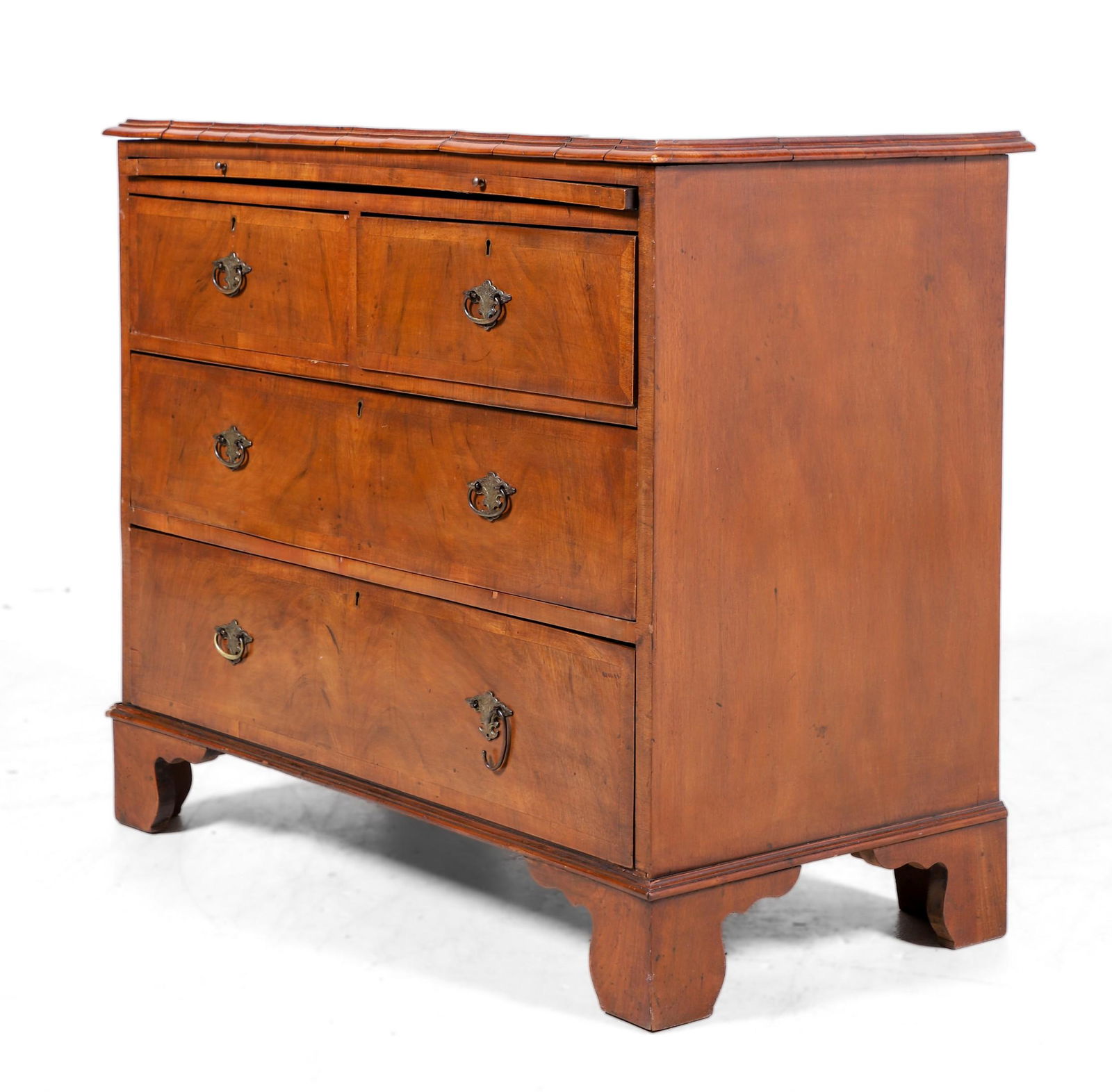 Georgian Walnut Bureau, late 18th c, English (1 of 11)