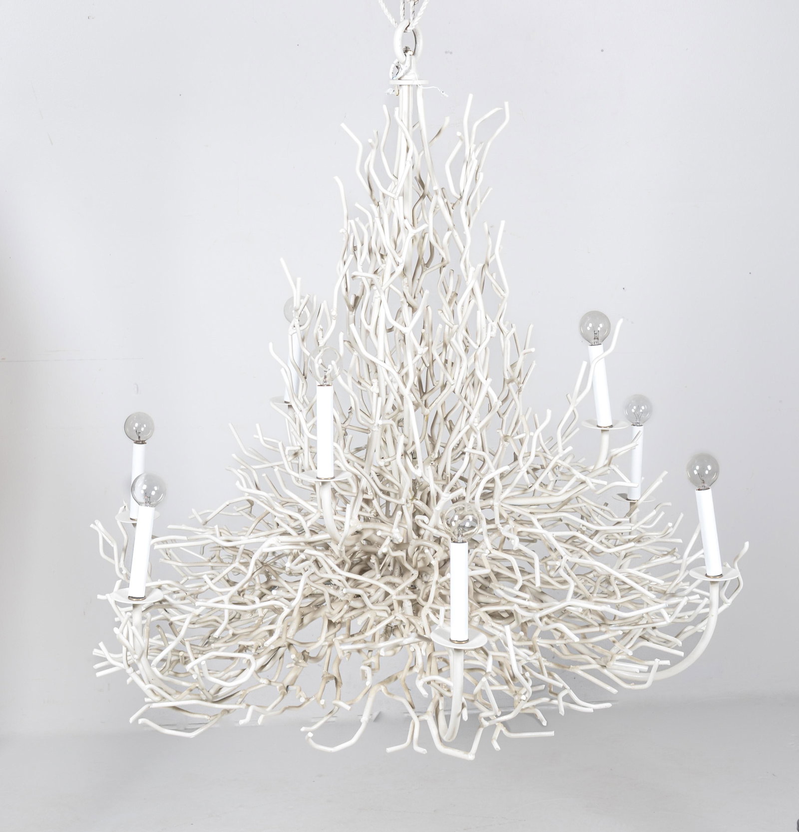 Metal Coral form hanging chandelier (1 of 6)