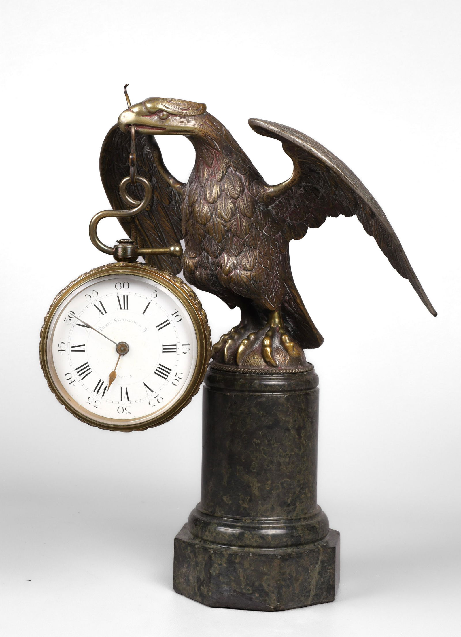 Brass Swiss Desk Clock (1 of 6)