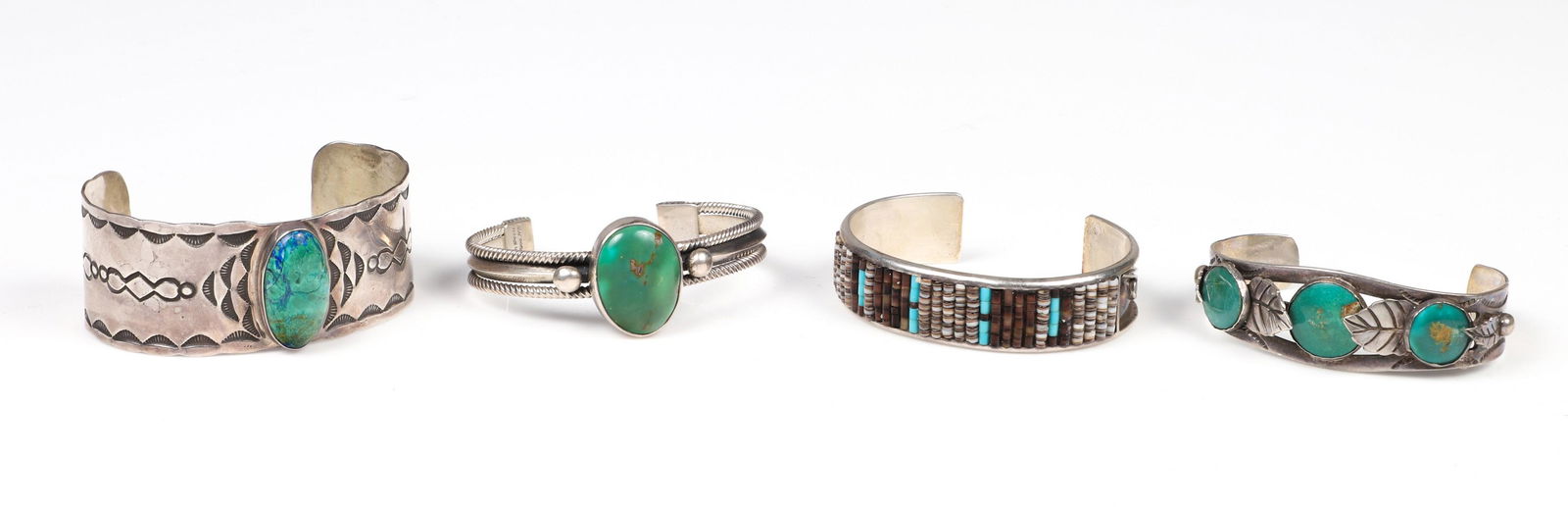 (4) Silver Cuff Bracelets (1 of 6)