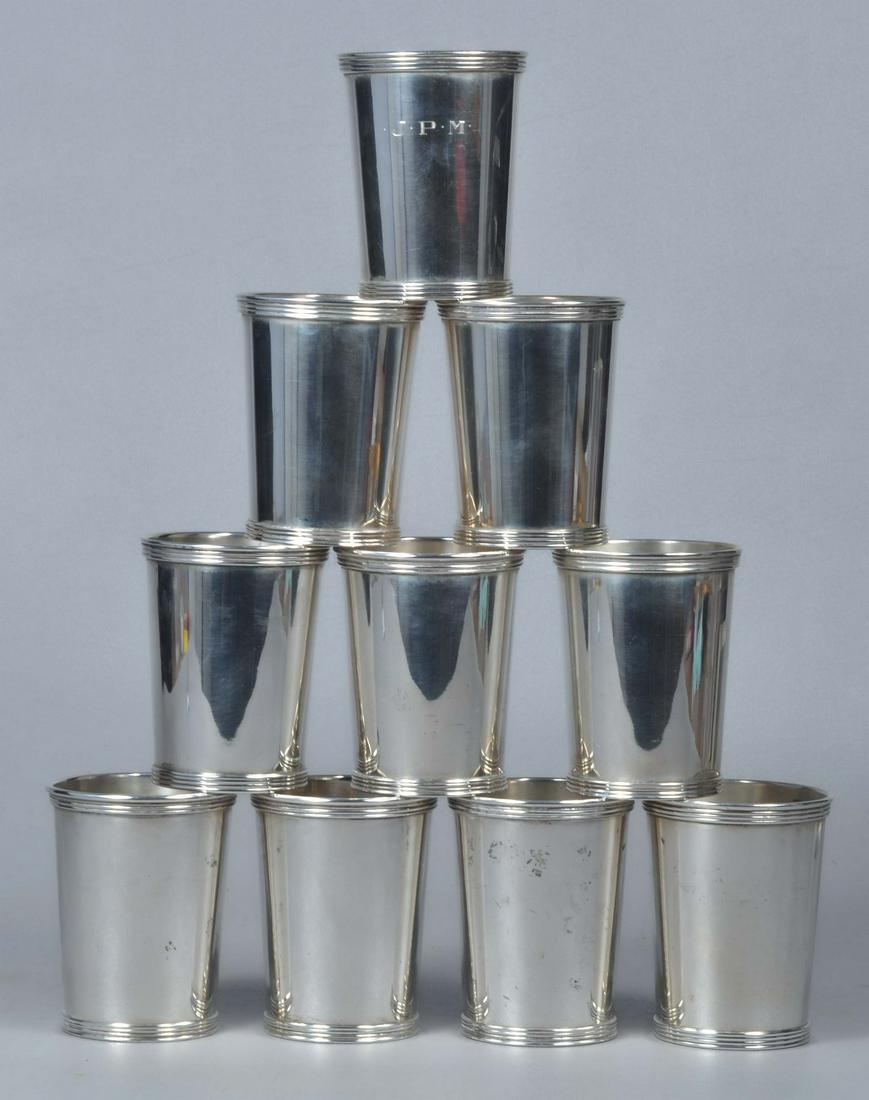 (10) Sterling Mint Julep Cups (1 of 3)