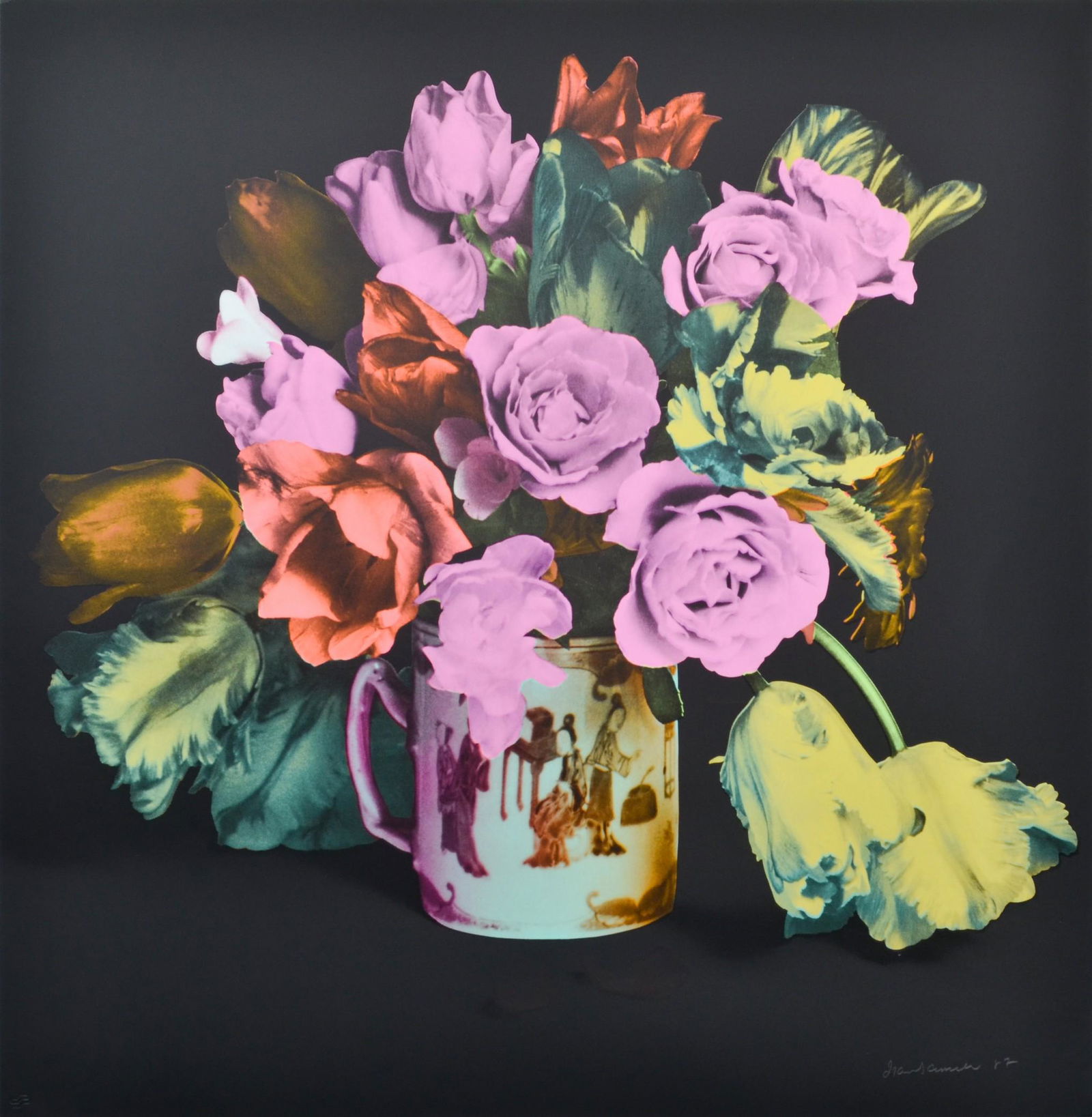 Francesco Scavullo Screenprint "Roses & Tulips" (1 of 3)