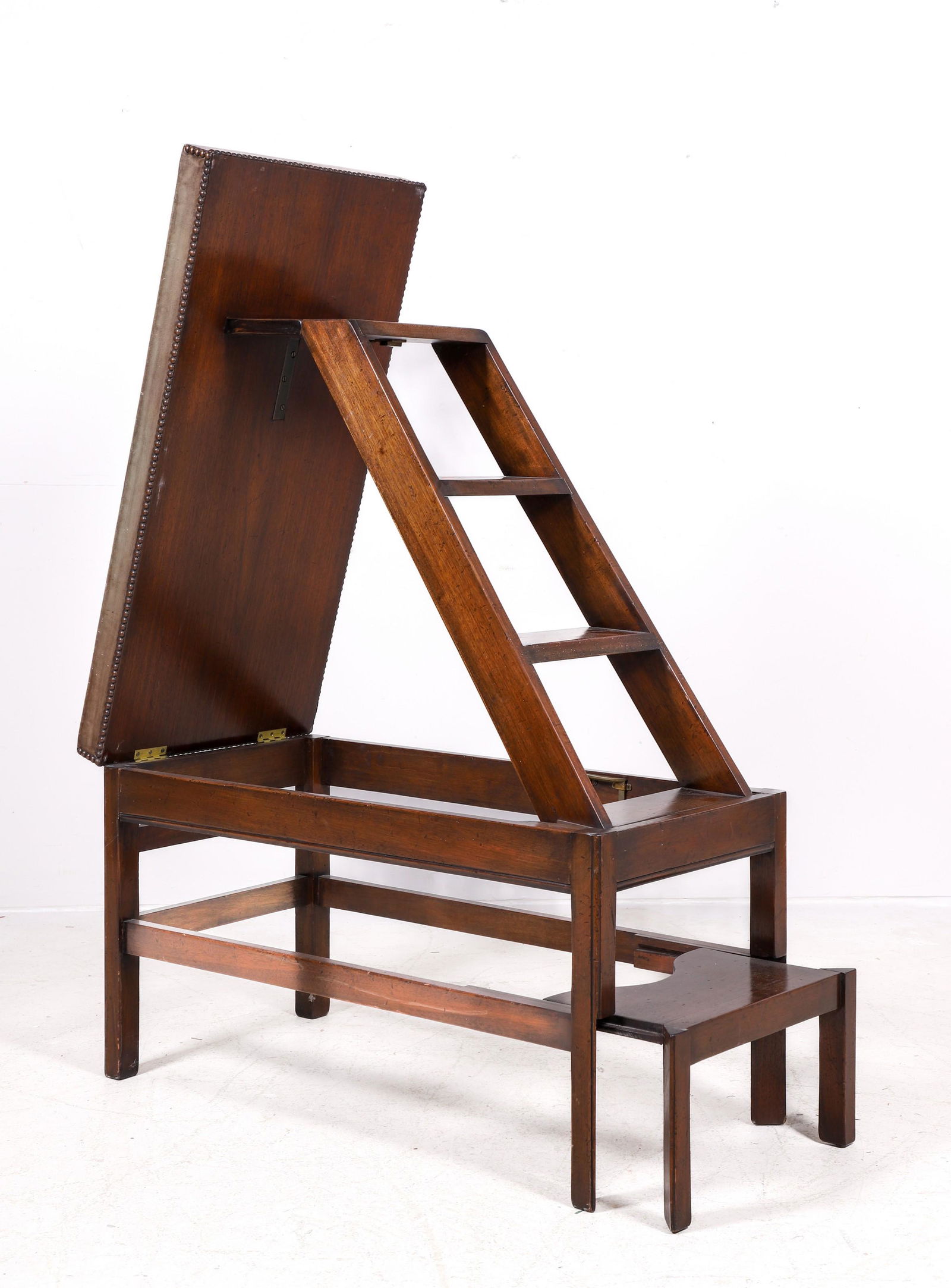 A George III style metamorphic library bench (1 of 5)