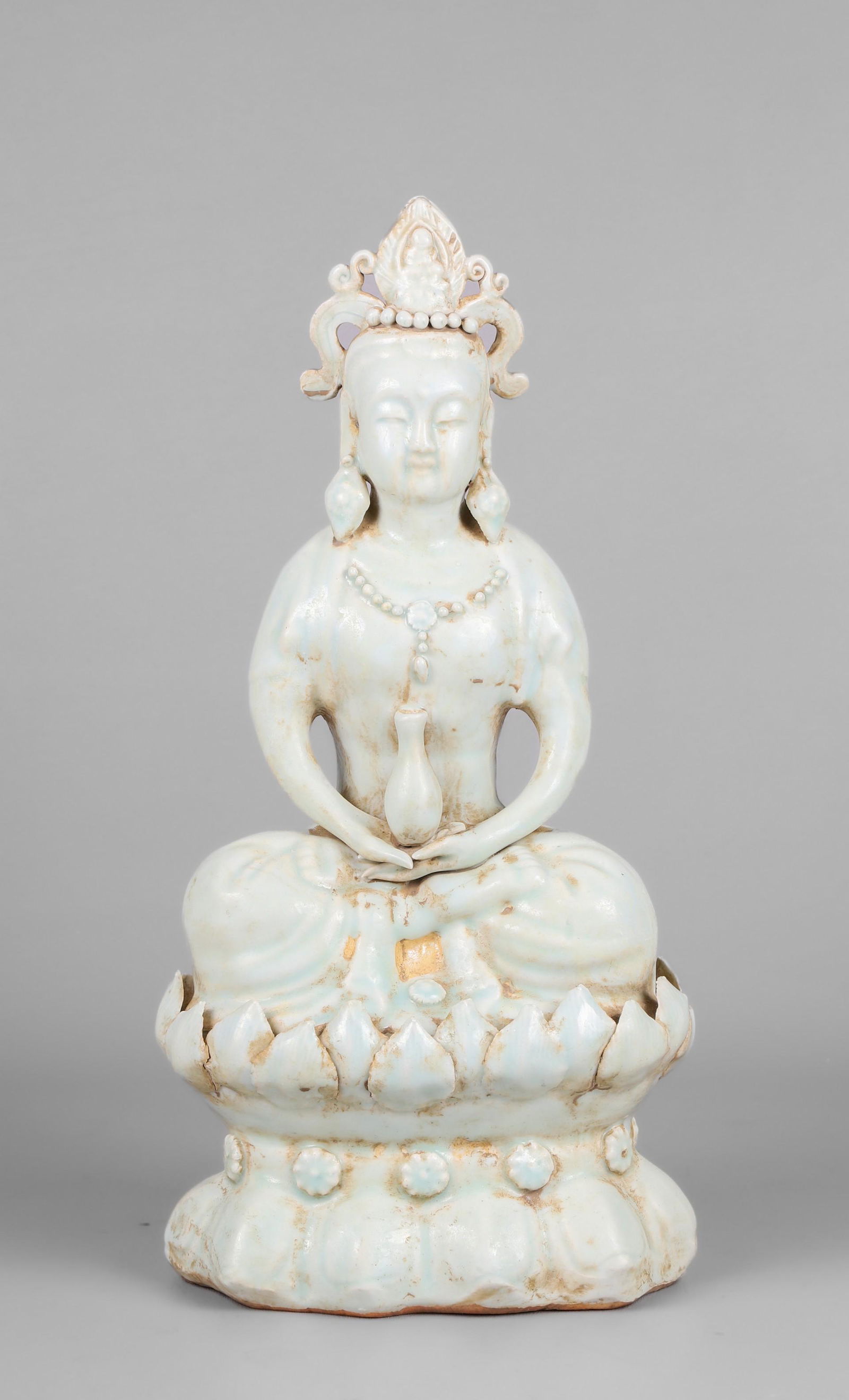 Chinese Celadon Buddha Statue (1 of 6)