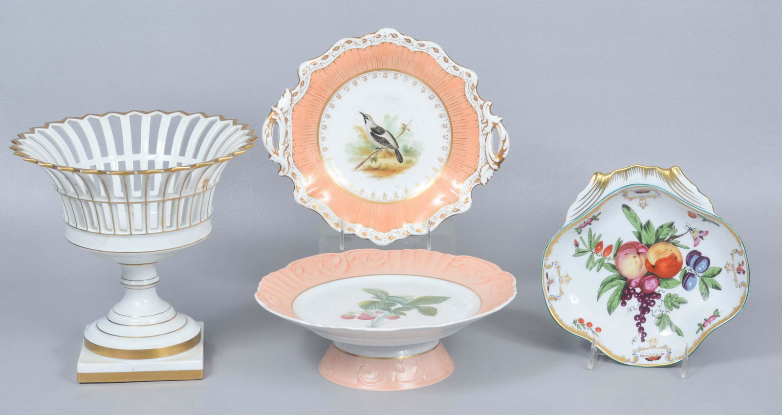 (4) Porcelain Compotes and Bowl (1 of 9)