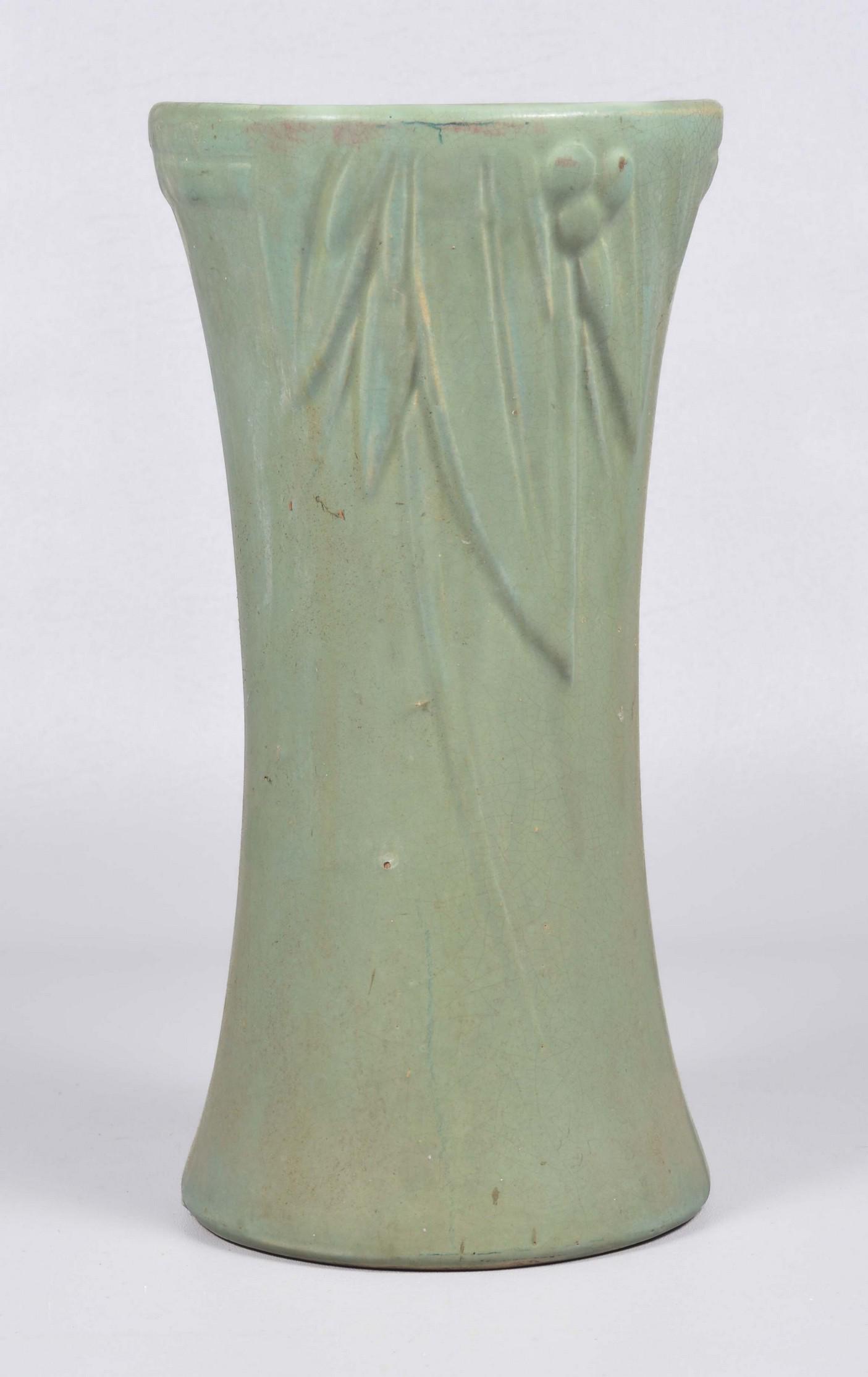 Early McCoy Palm Tree Vase (1 of 2)