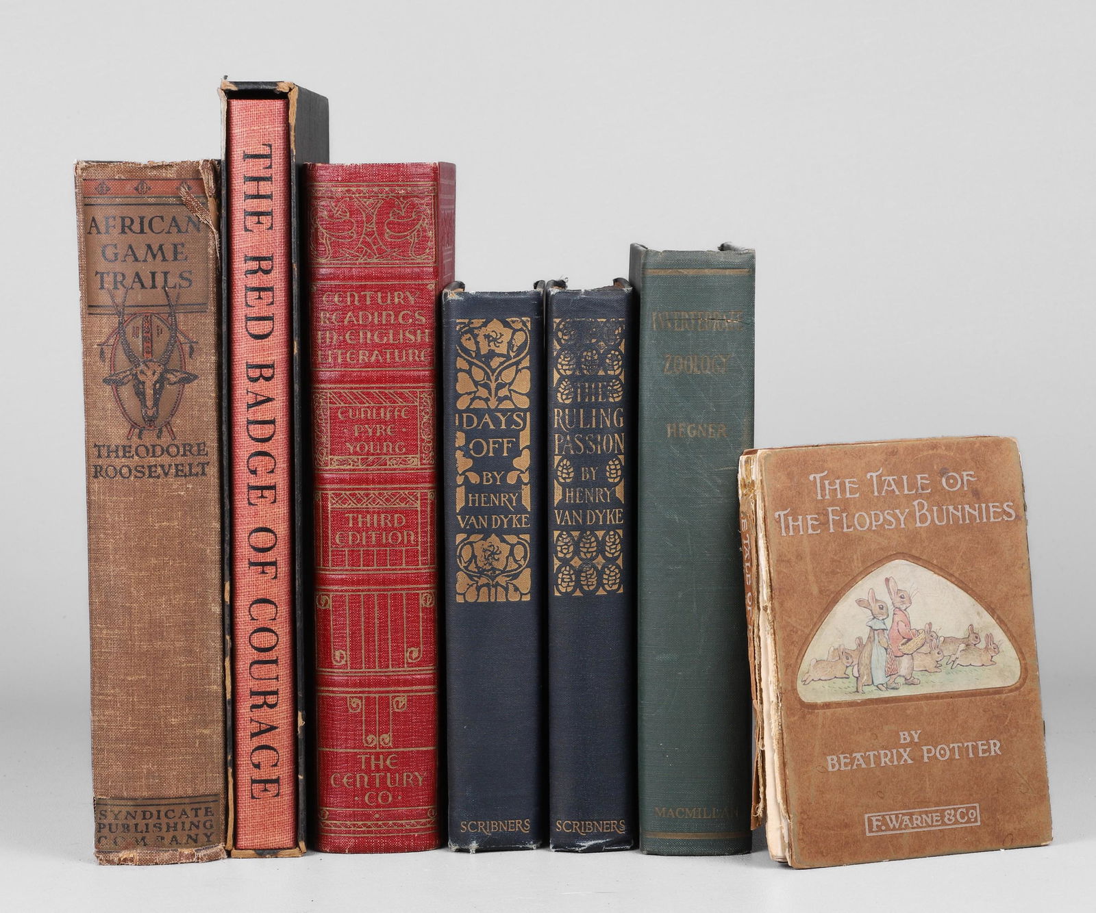 (7) books, 20th century, incl. Theodore Roosevelt (1 of 3)