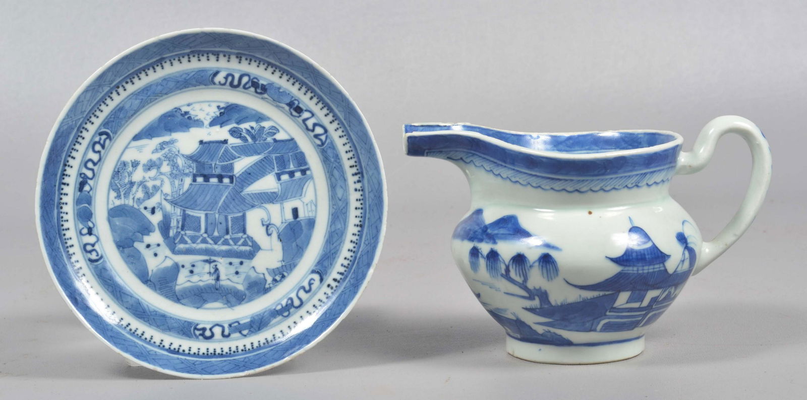 (2) Pcs Chinese Blue & White Porcelain (1 of 4)
